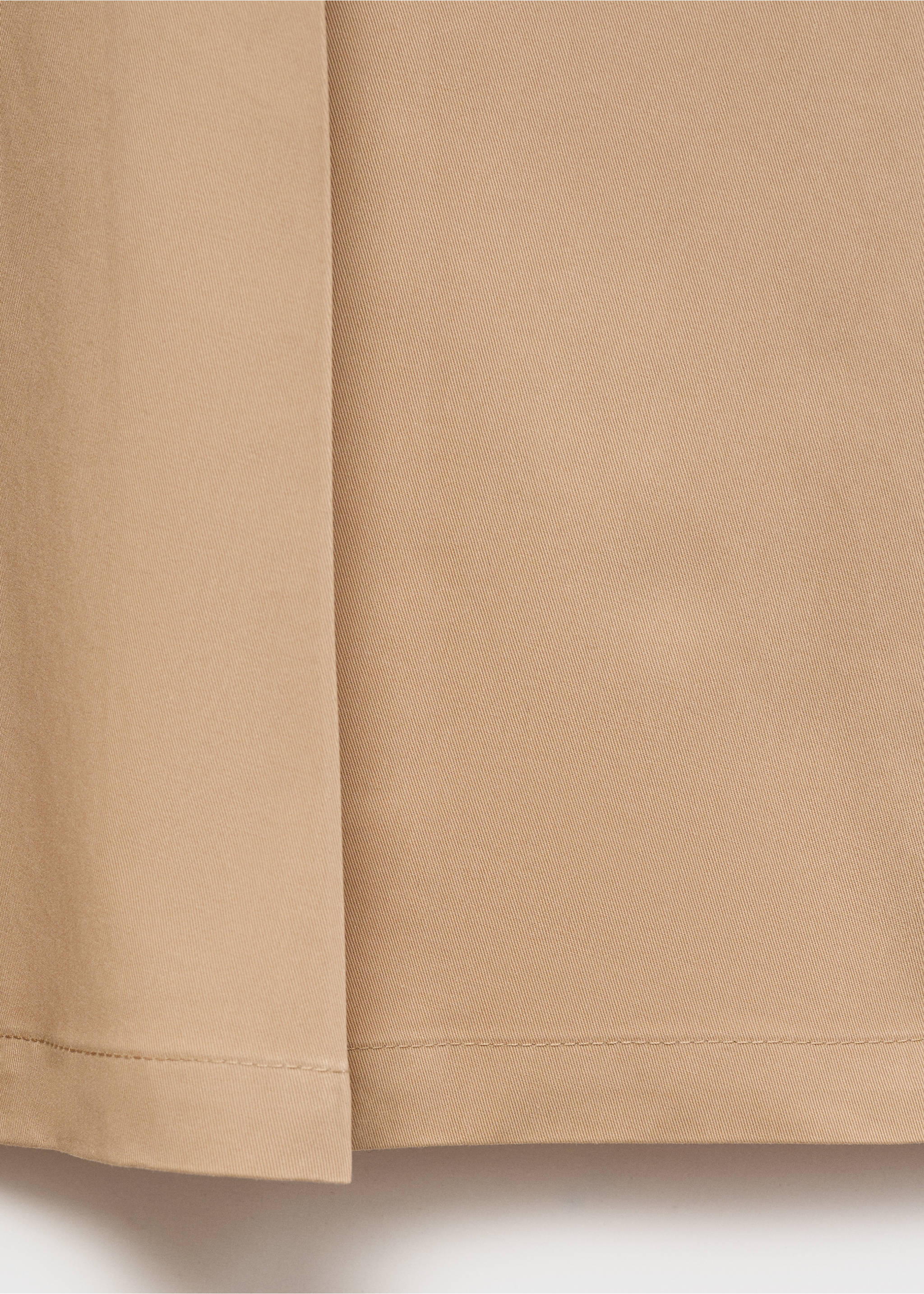 Falda evasé detalle pinzas - Detalle del artículo 0, Marrón medio. Ref: 87096362-00.