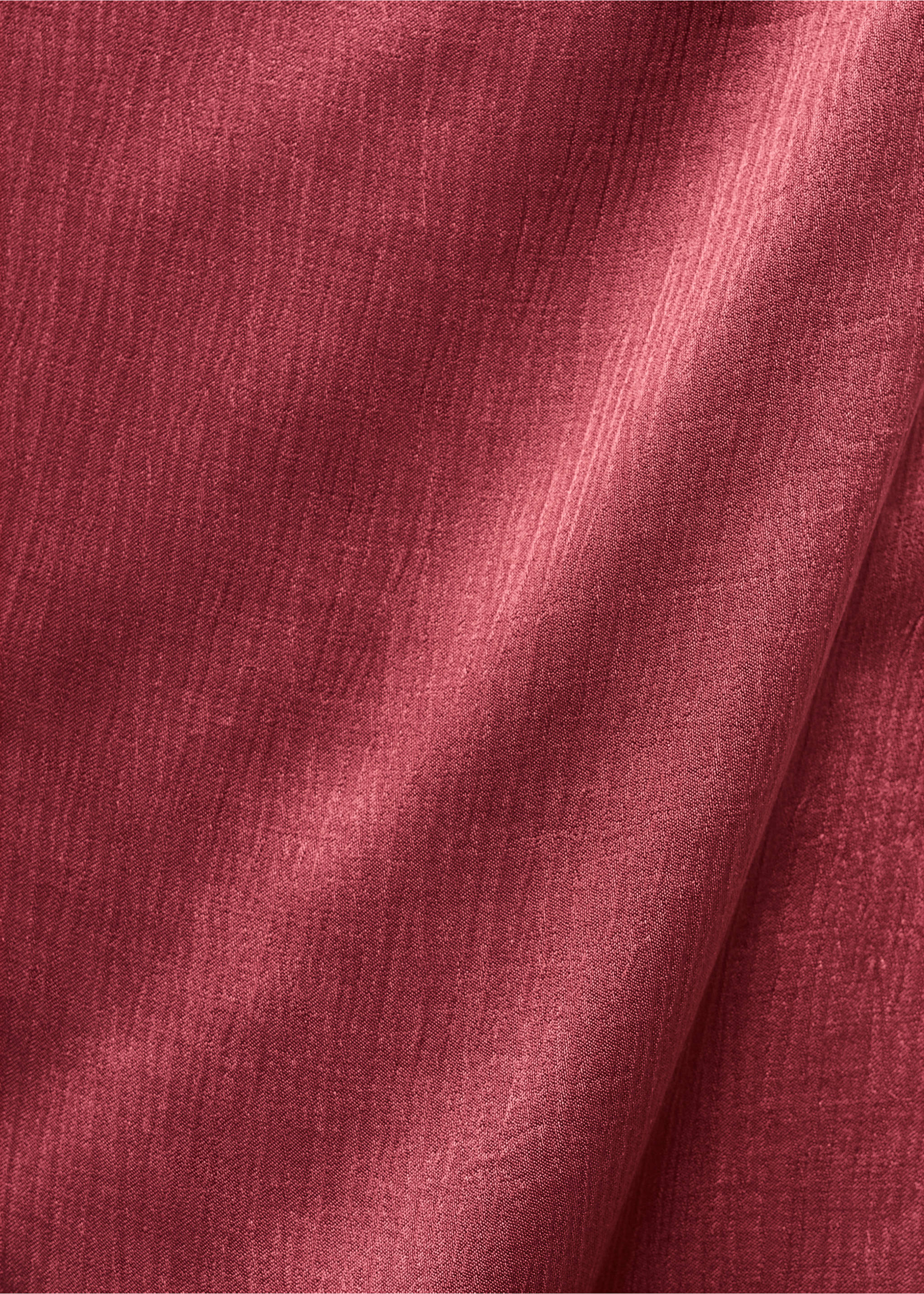 Asymmetrical satin top - Details of the article 0, Strawberry. Ref: 87096364-00.