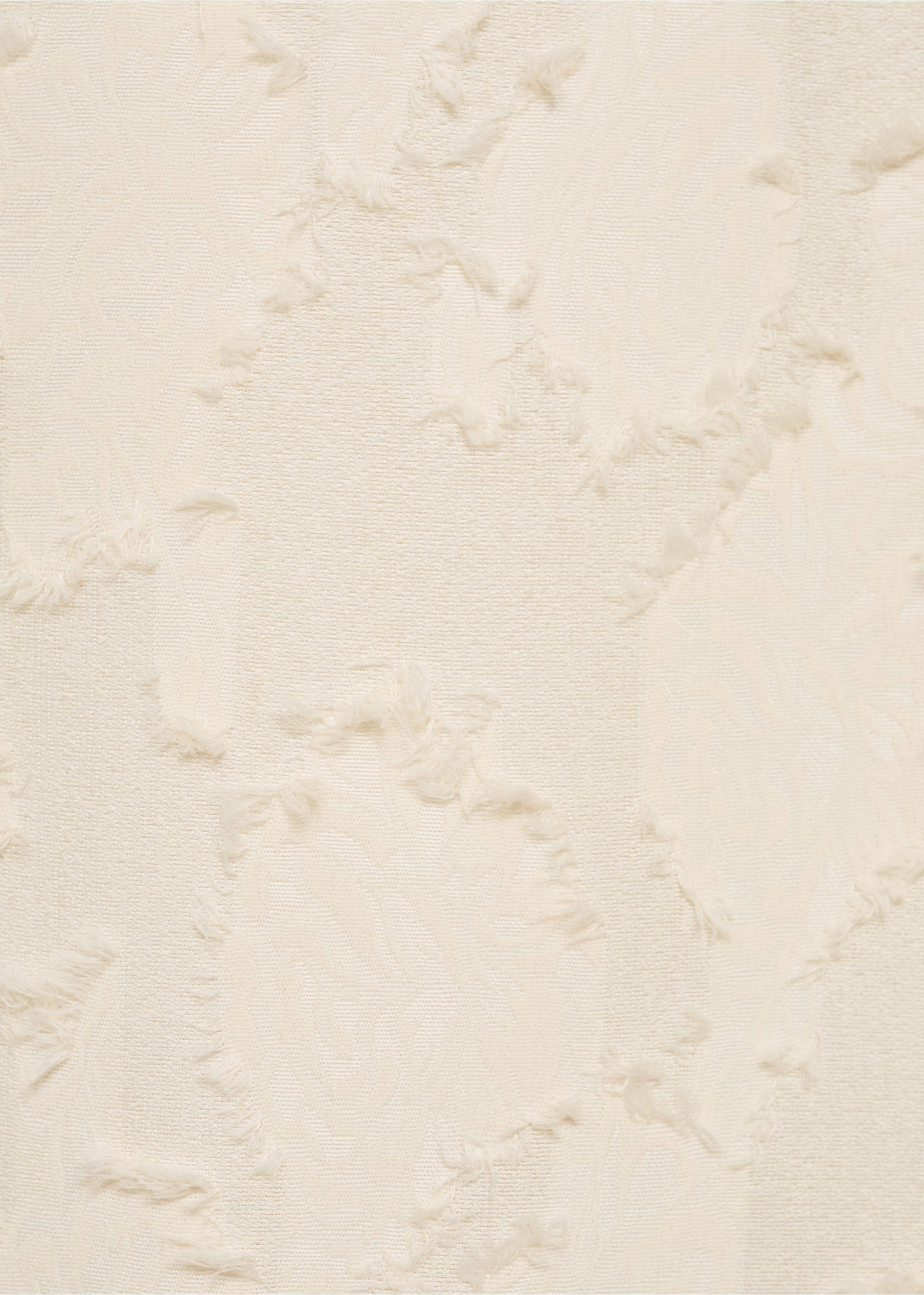 Saia evasé com textura - Pormenor do artigo 8, Branco-pérola. Ref: 87096367-00.