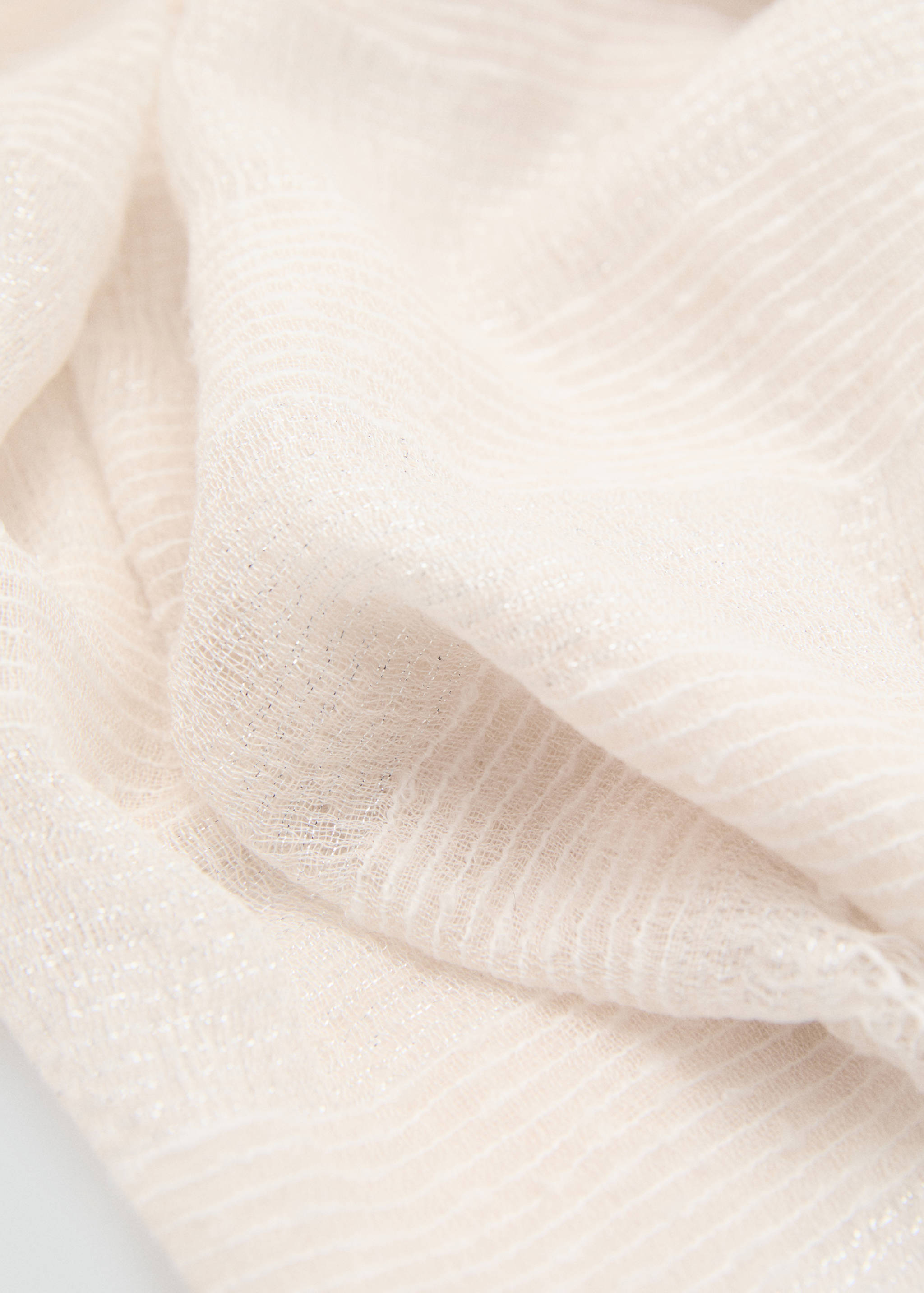 Schal mit Fransensaum - Mittlere Ansicht