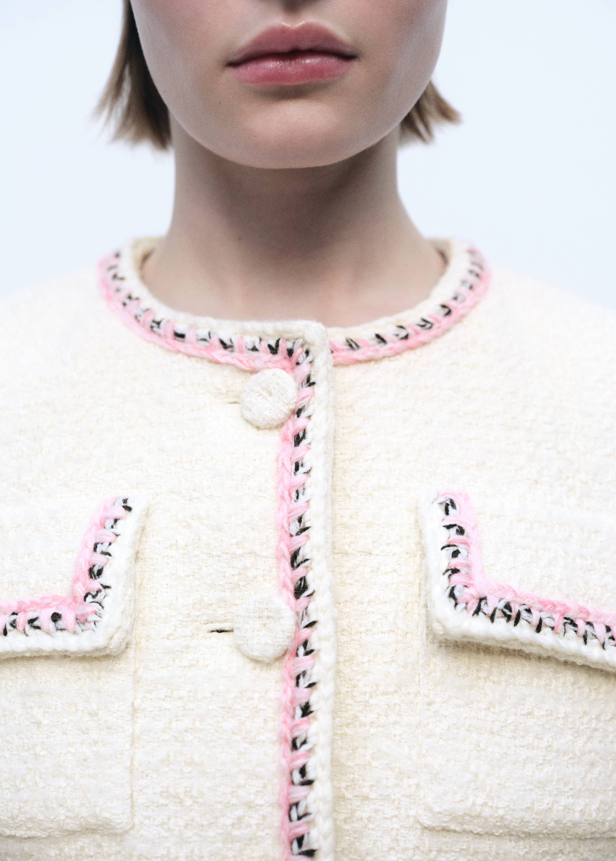 Veste tweed liserés contrastants - Détail de l'article 6