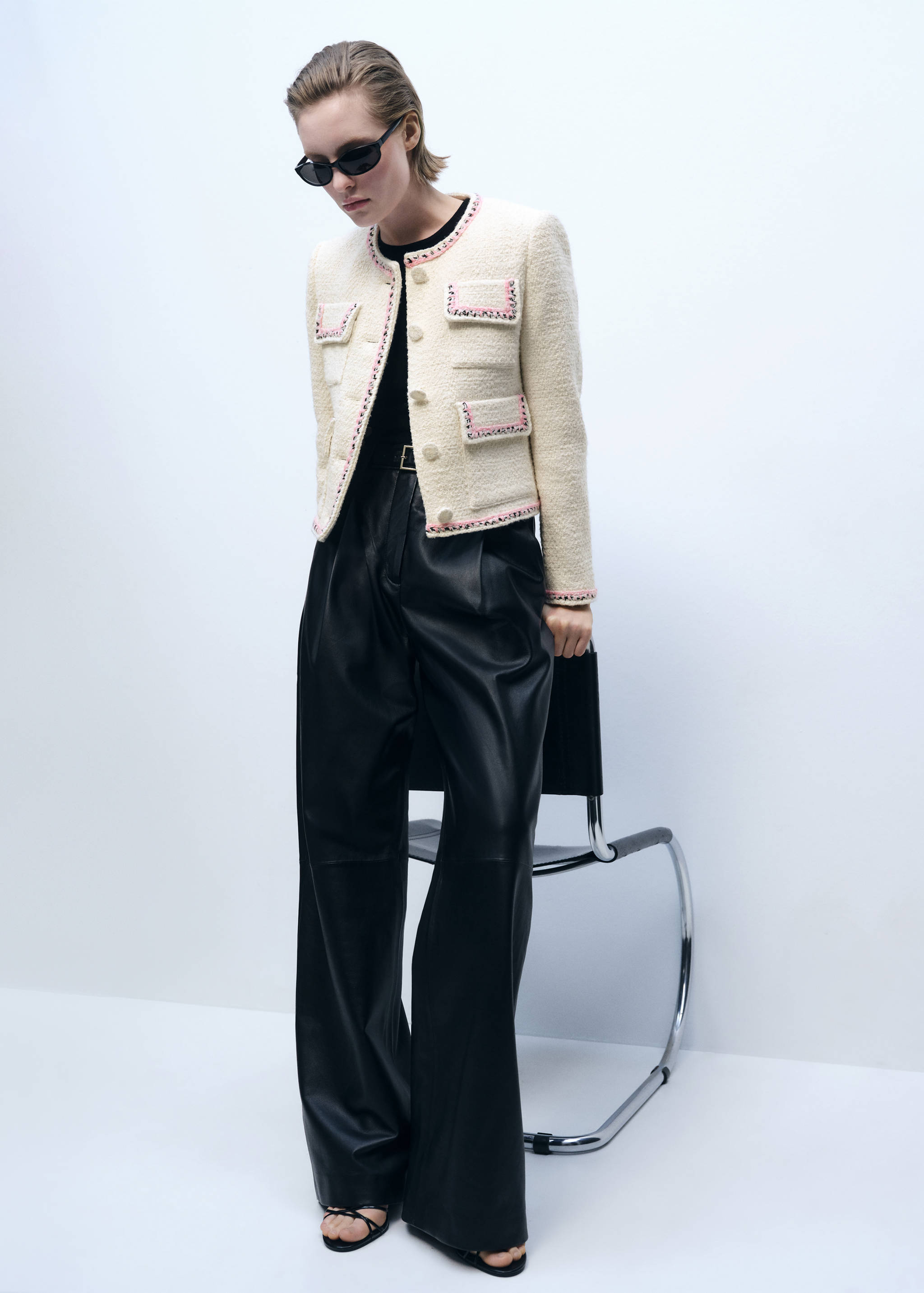 Veste tweed liserés contrastants - Détail de l'article 2