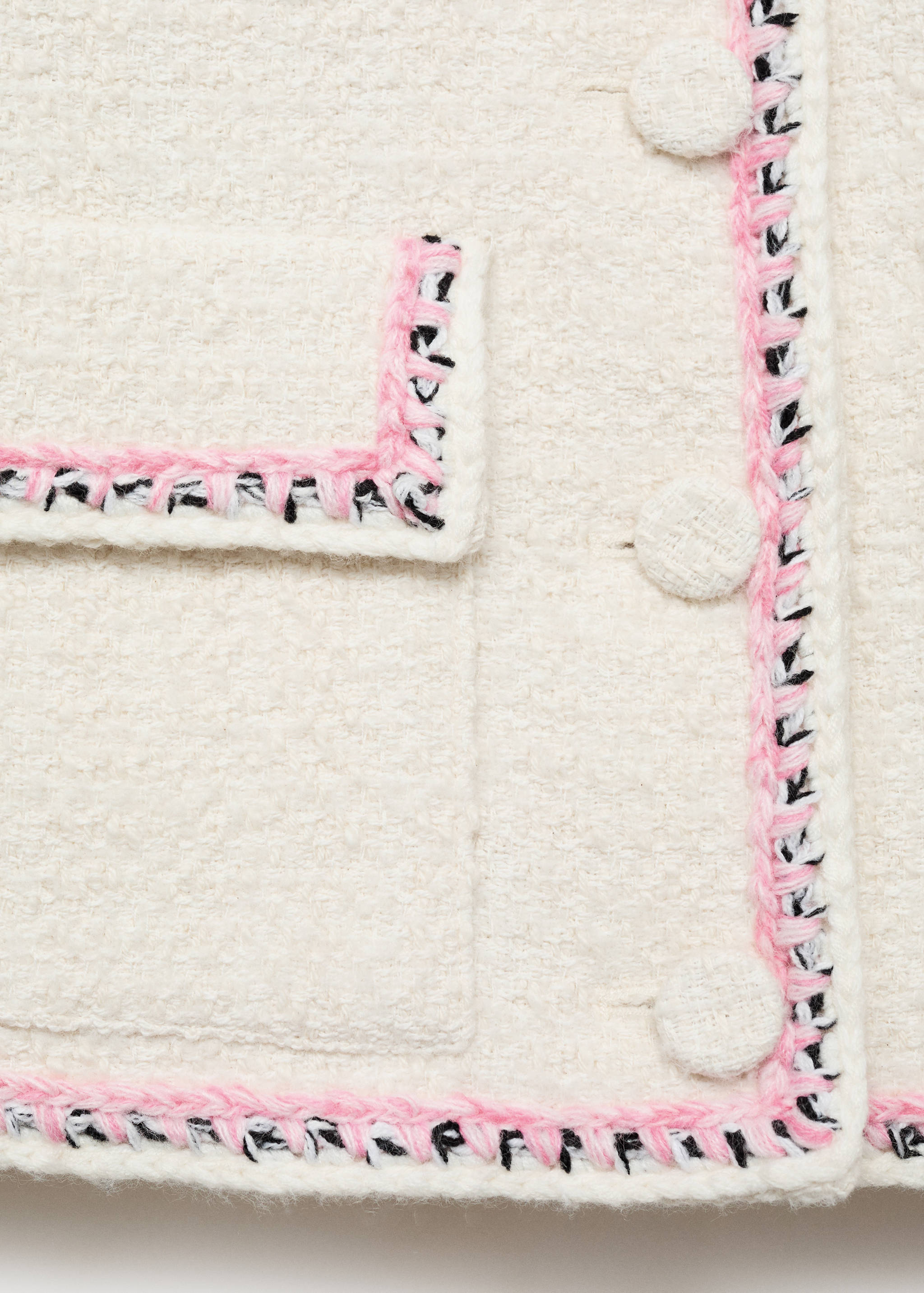 Veste tweed liserés contrastants - Détail de l'article 0