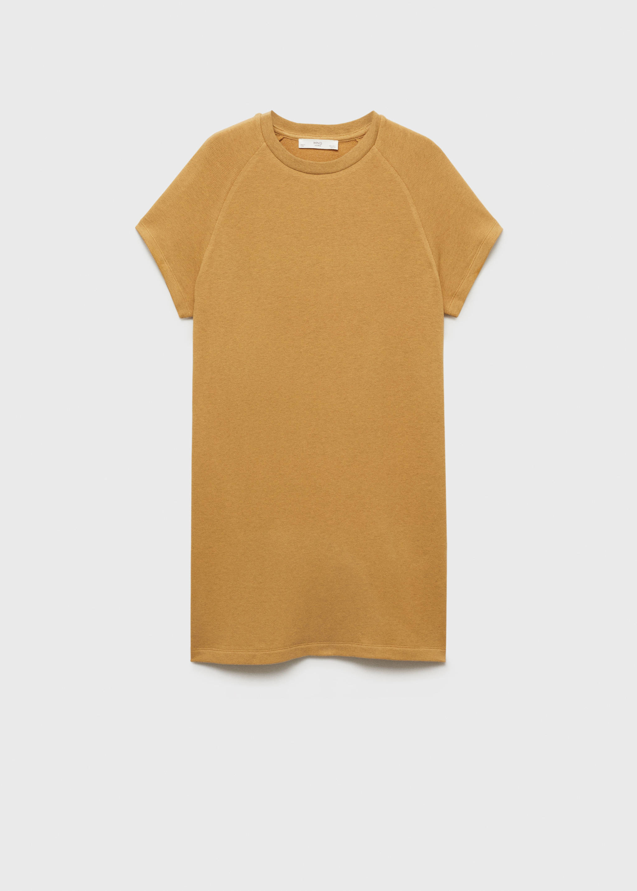 Heather fleece cotton nightgown - Article without model