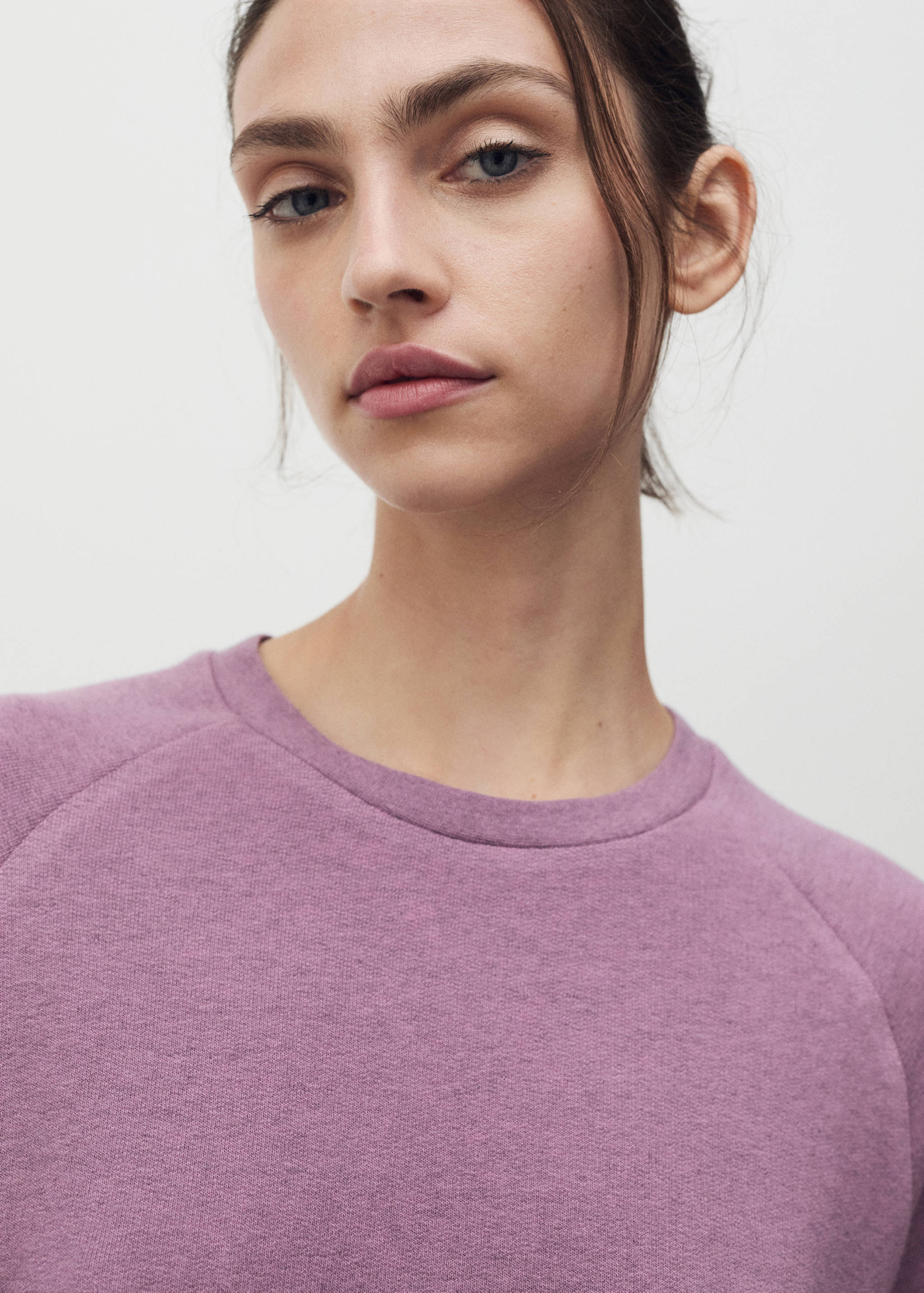 Heather fleece cotton nightgown - Details of the article 1