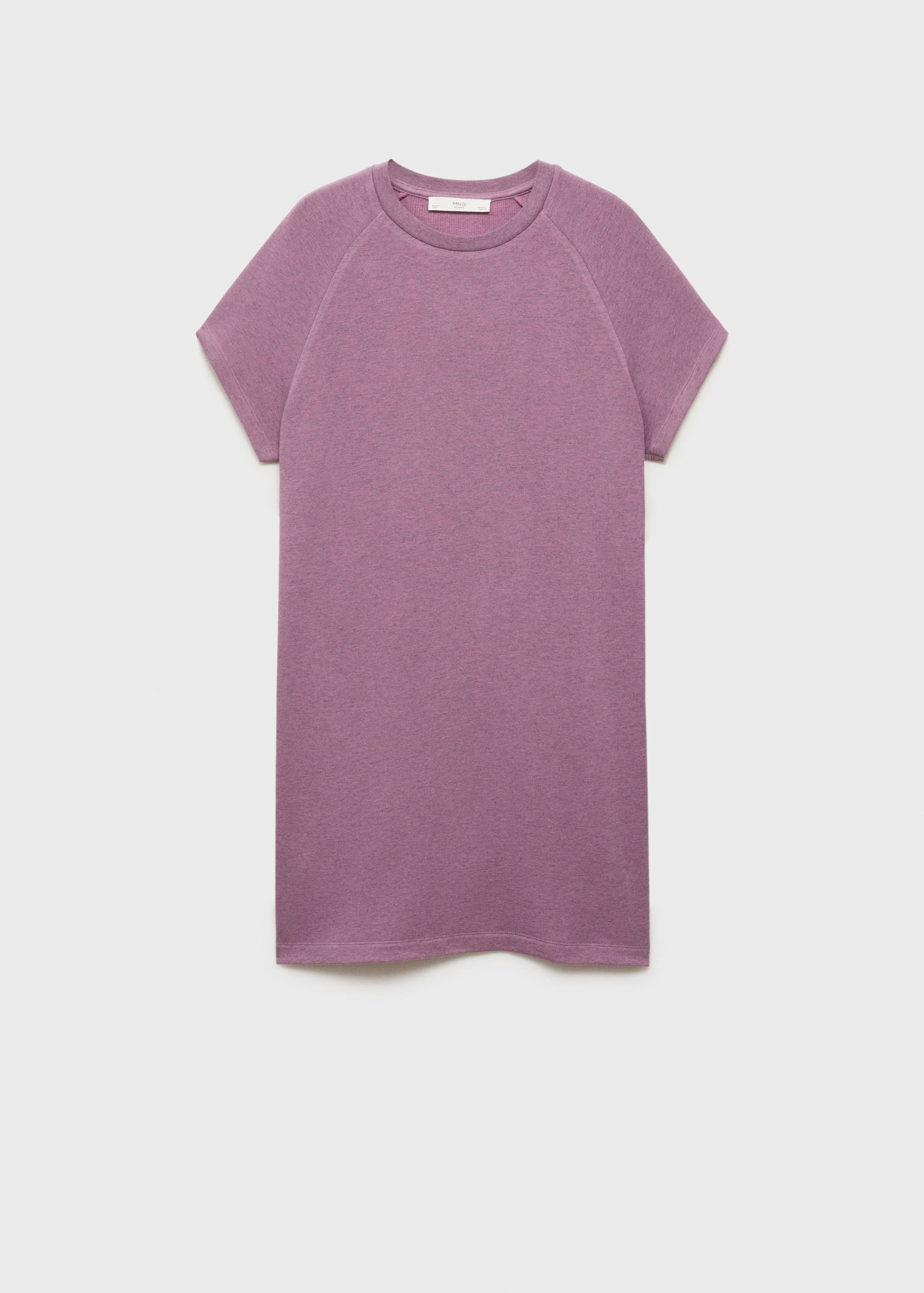 Heather fleece cotton nightgown - Article without model