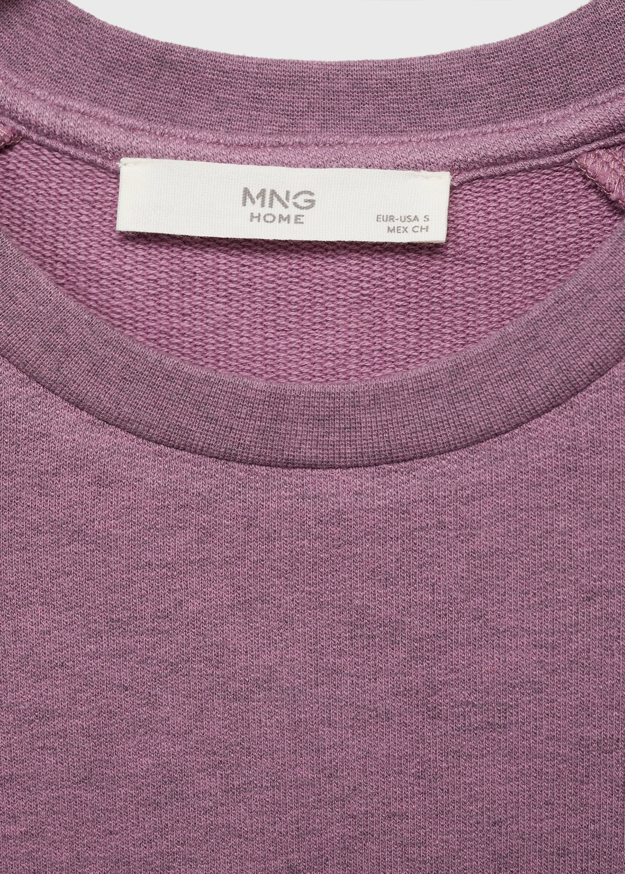 Heather fleece cotton nightgown - Details of the article 8