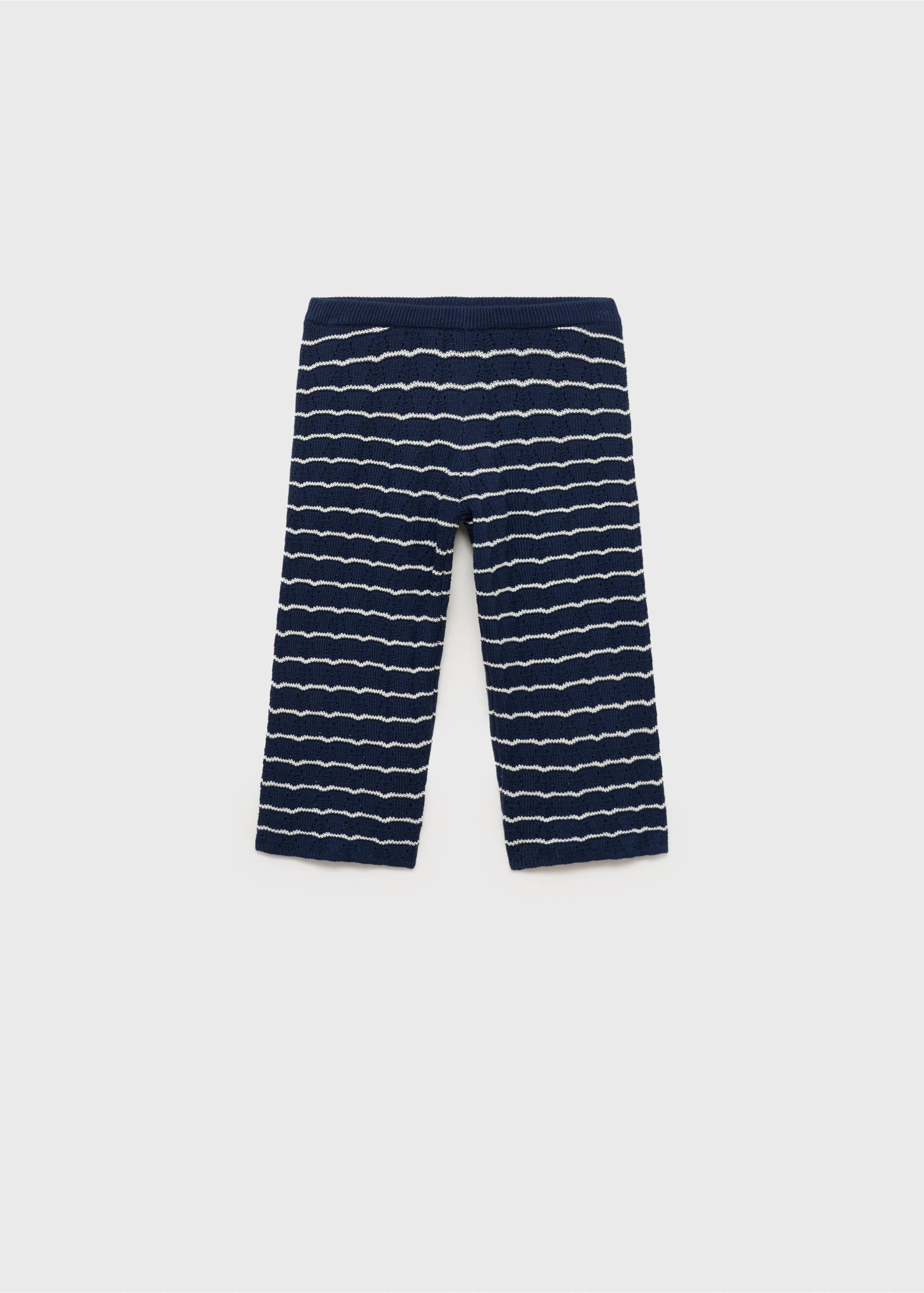 Pantalón punto calado rayas - Artículo sin modelo, Azul marino oscuro. Ref: 87096712-00.