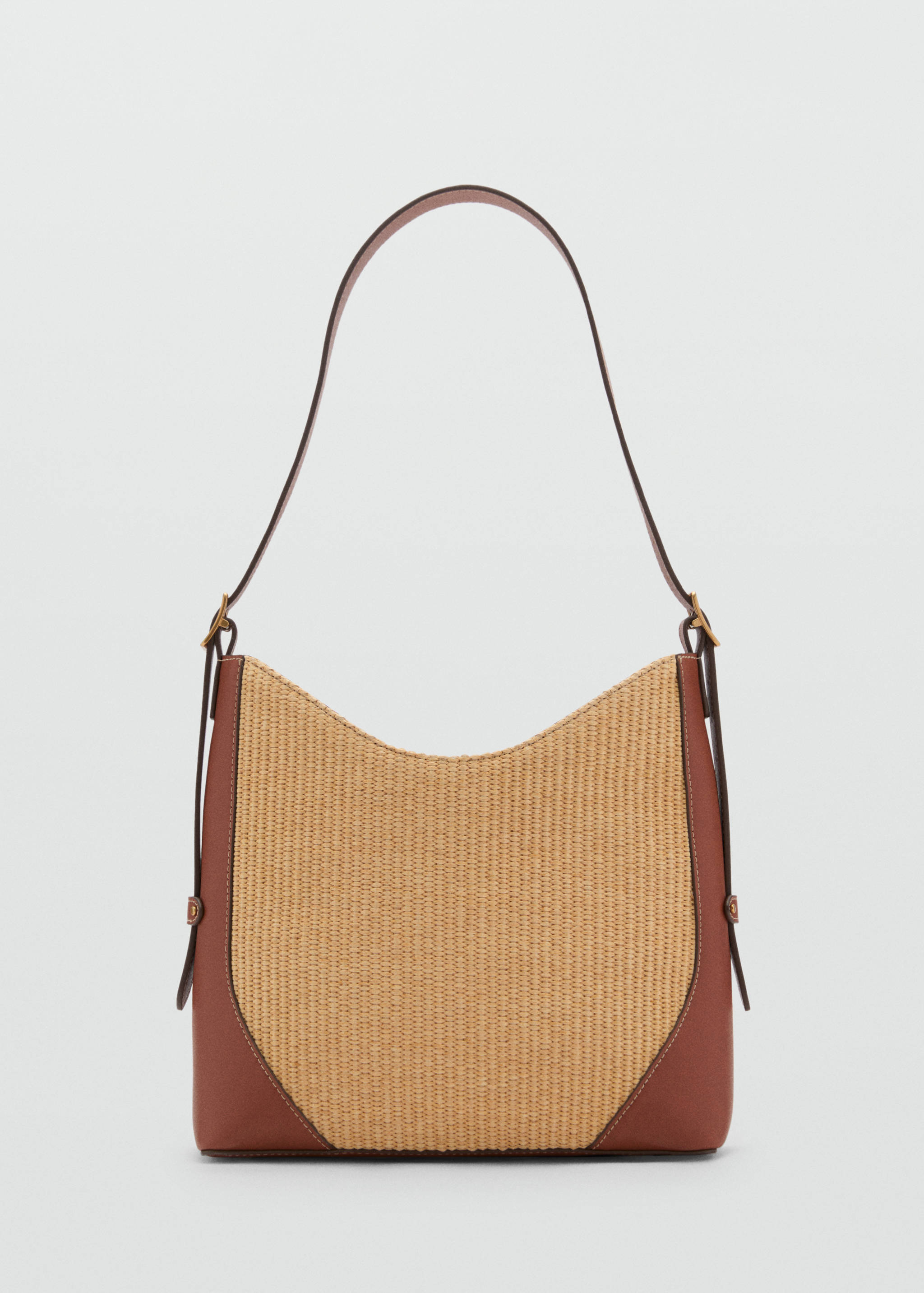 Bolso hombro efecto rafia - Artículo sin modelo