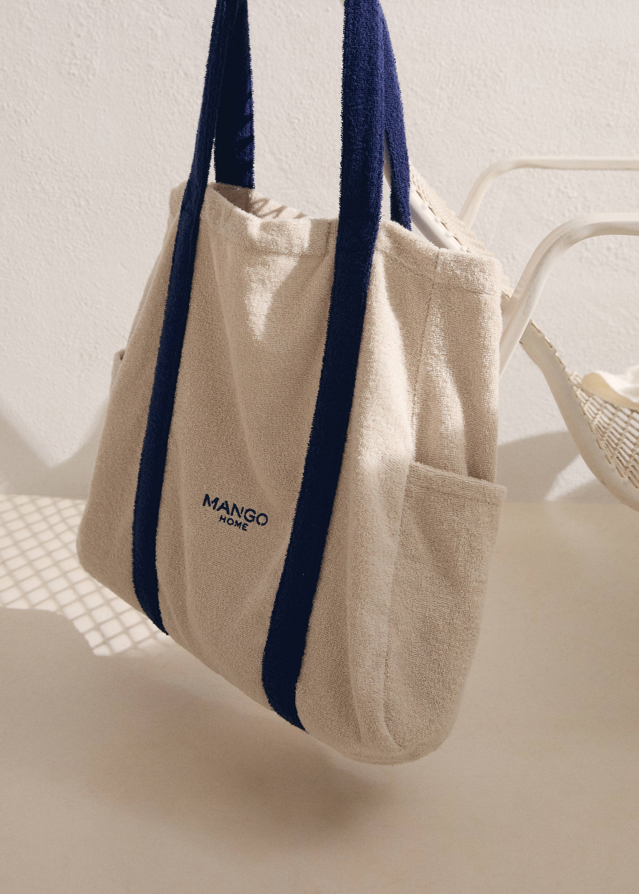 Strandtasche mit Frottee-Effekt - Allgemeine Ansicht