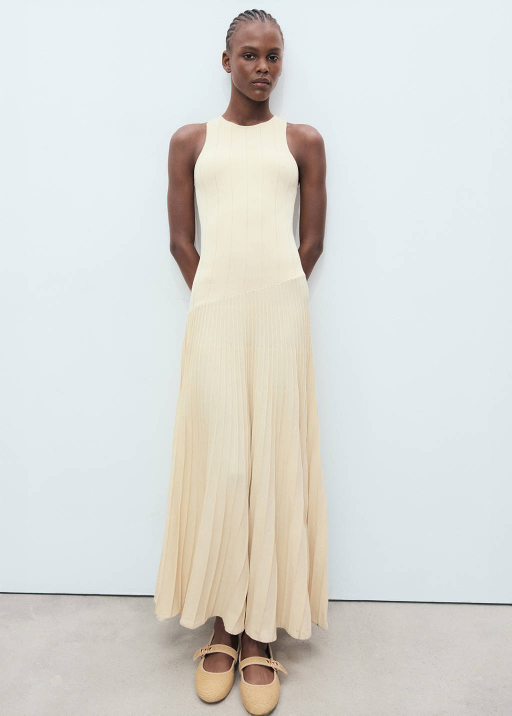 maxi dress and ballet flats 8 Chic Outfits You'll Want To Recreate Other Materials Elysess Bow Ballet Flats |