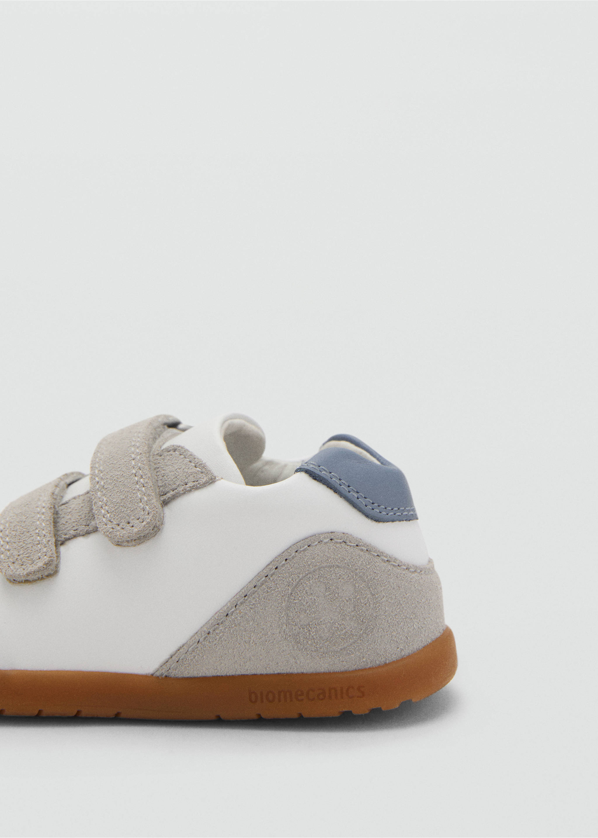 Biomecanics leather trainers - Details of the article 1, White. Ref: 87097166-00.