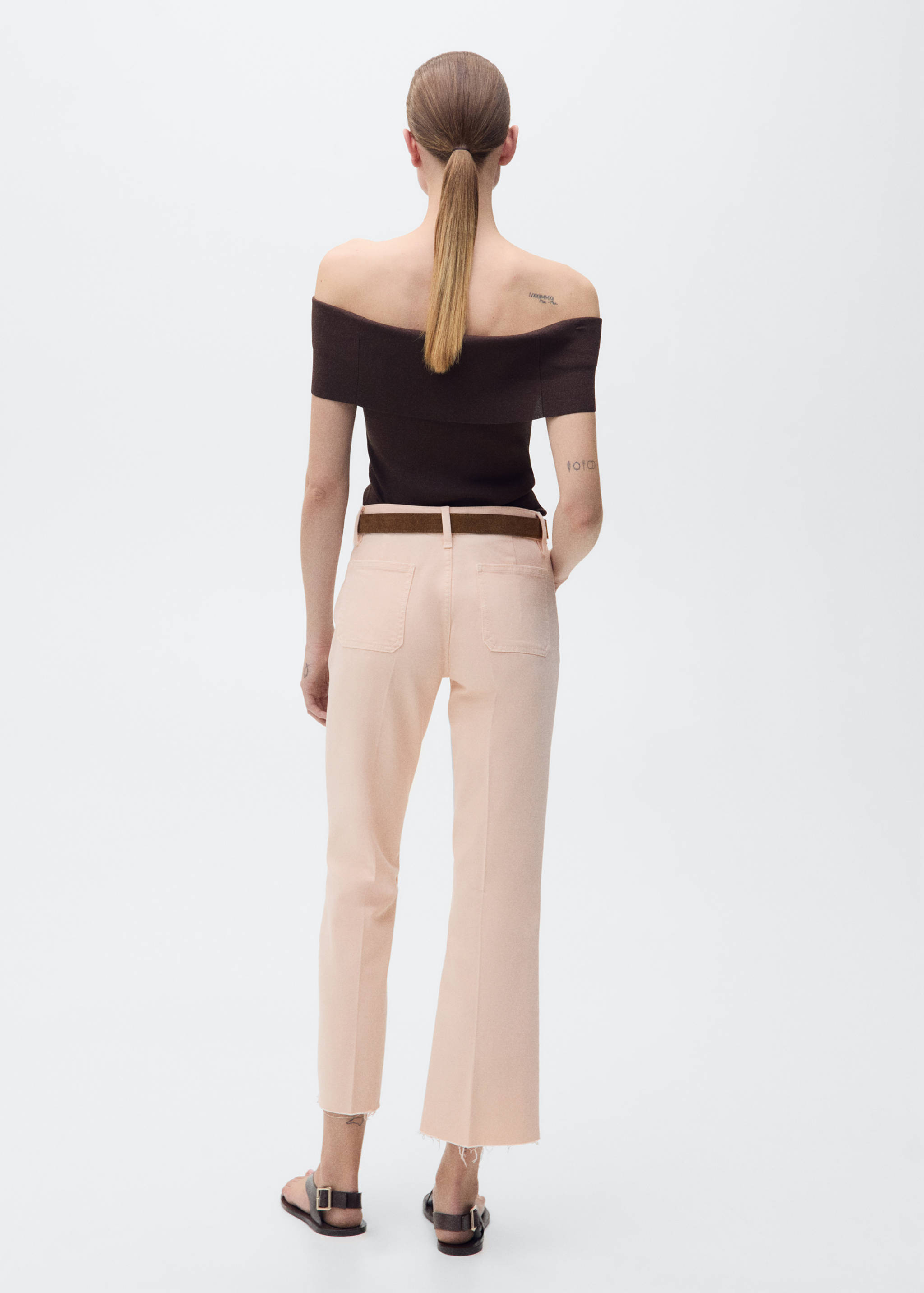 Τζιν καμπάνα με τσέπες - Πίσω όψη προϊόντος