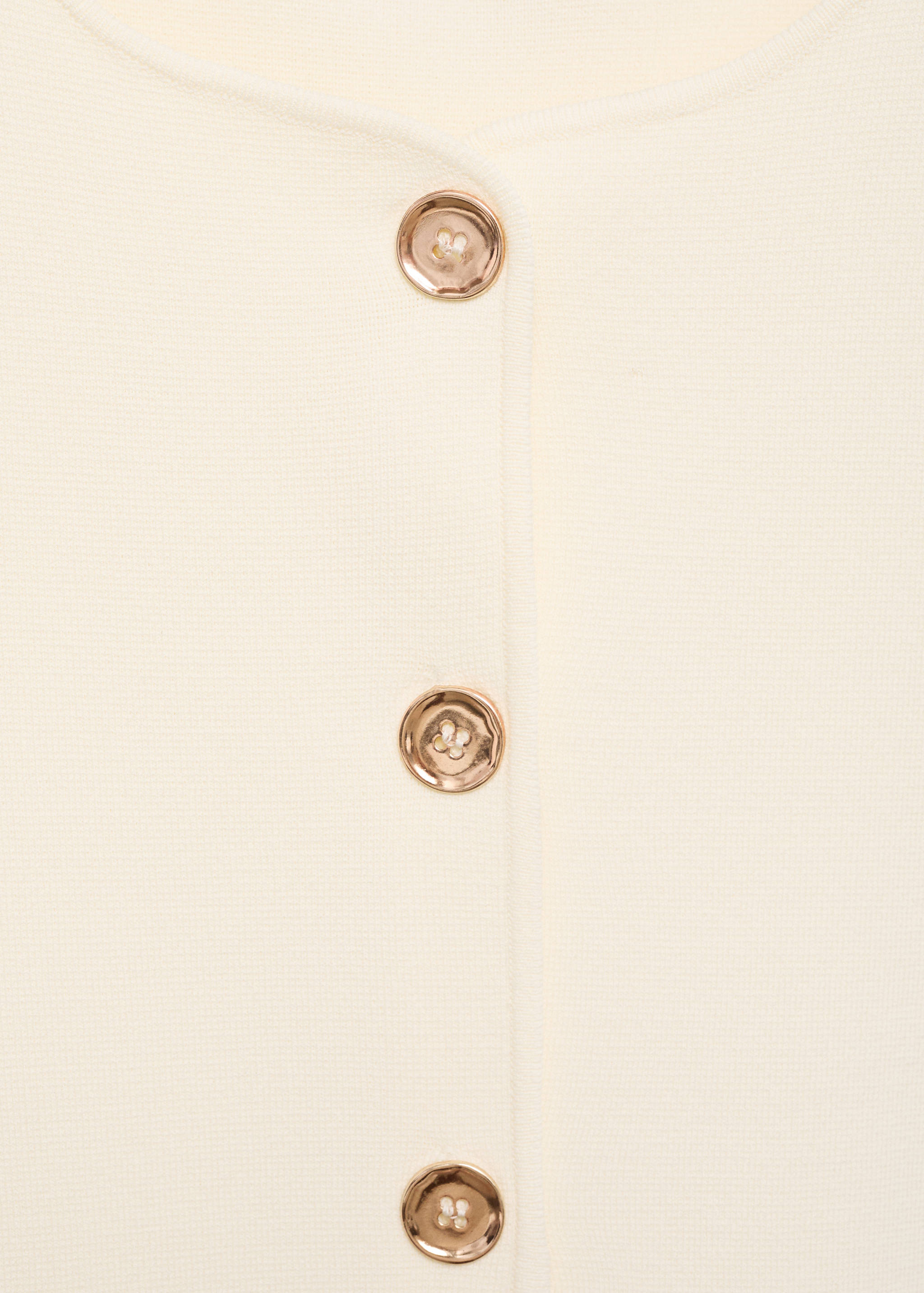 Fine-knit waistcoat with buttons - Details of the article 8