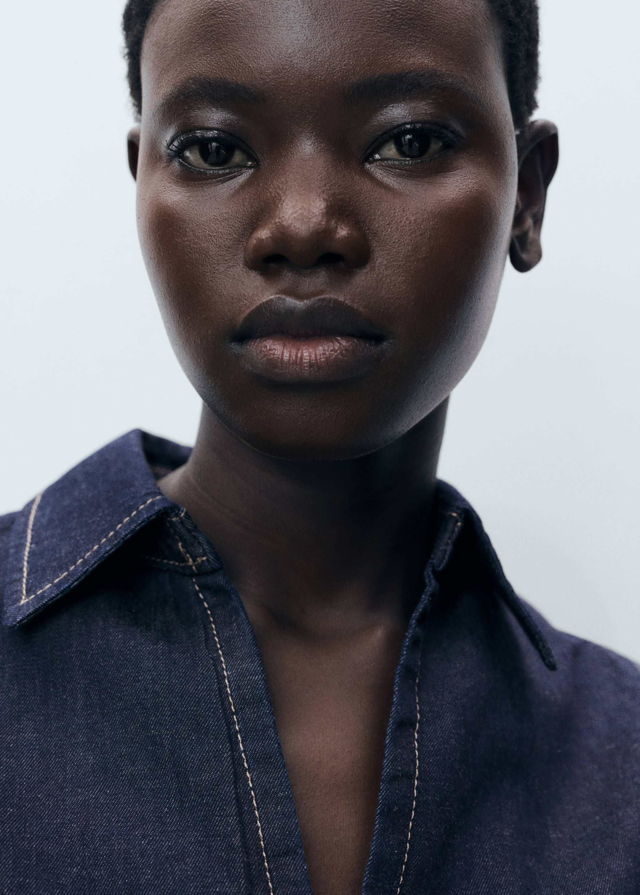 Top denim cintré - Détail de l'article 1