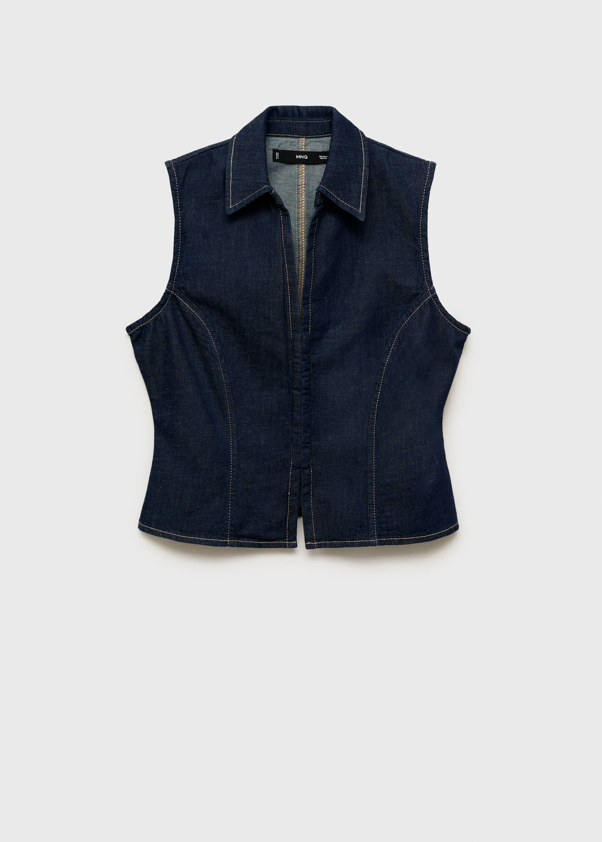 Top denim cintré - Article sans modèle