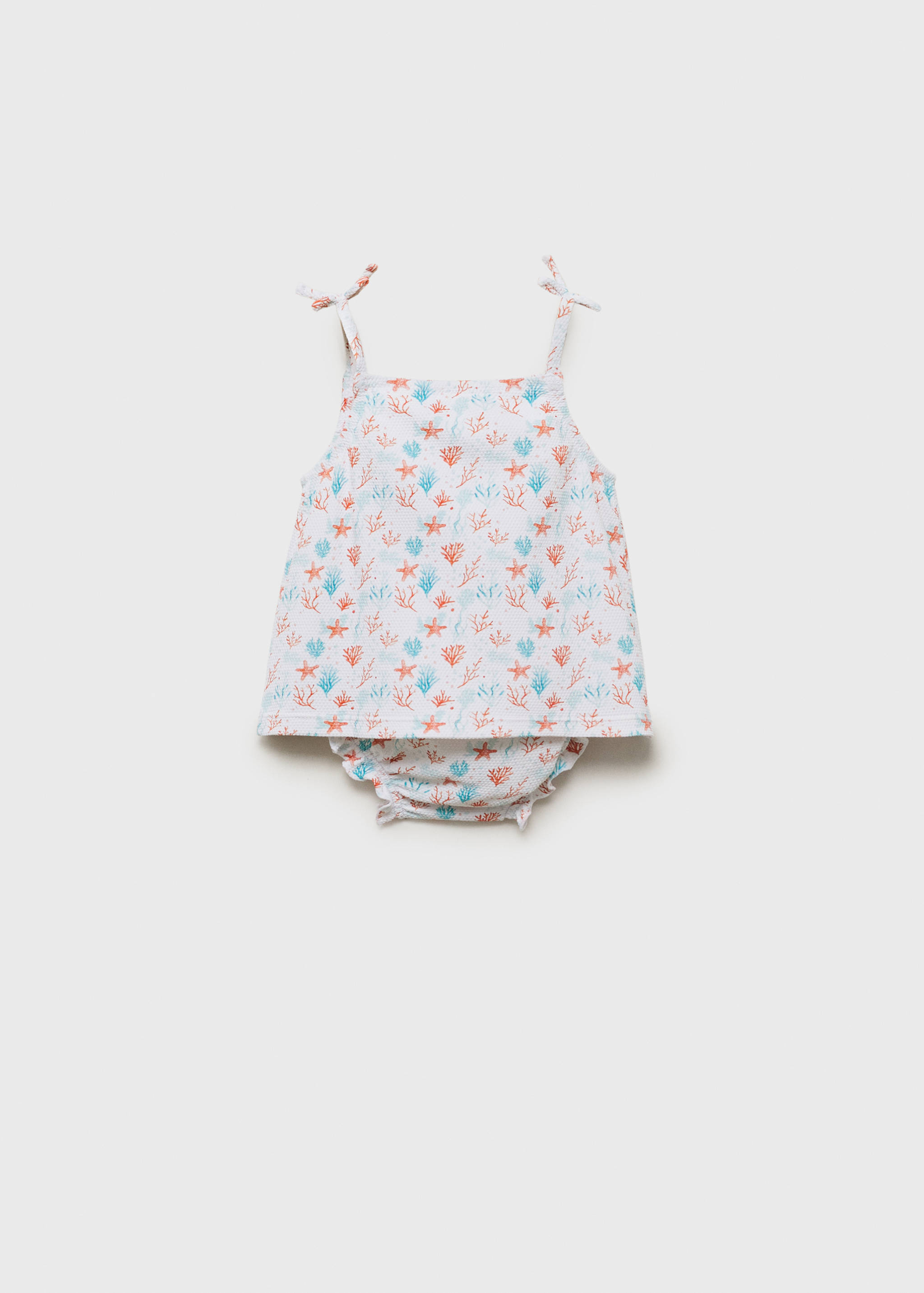 Printed swimming costume set - Reverse of the article