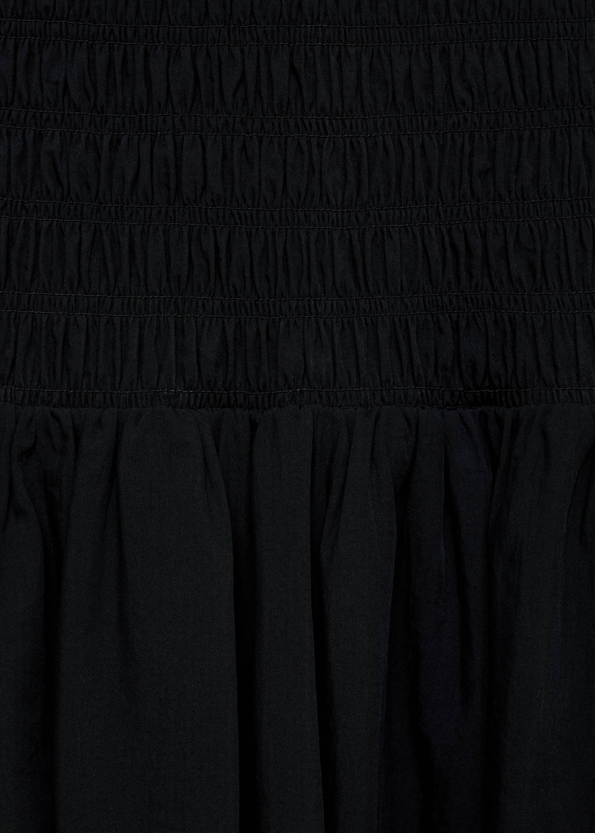 Vestido evasé cuerpo fruncido - Detalle del artículo 8