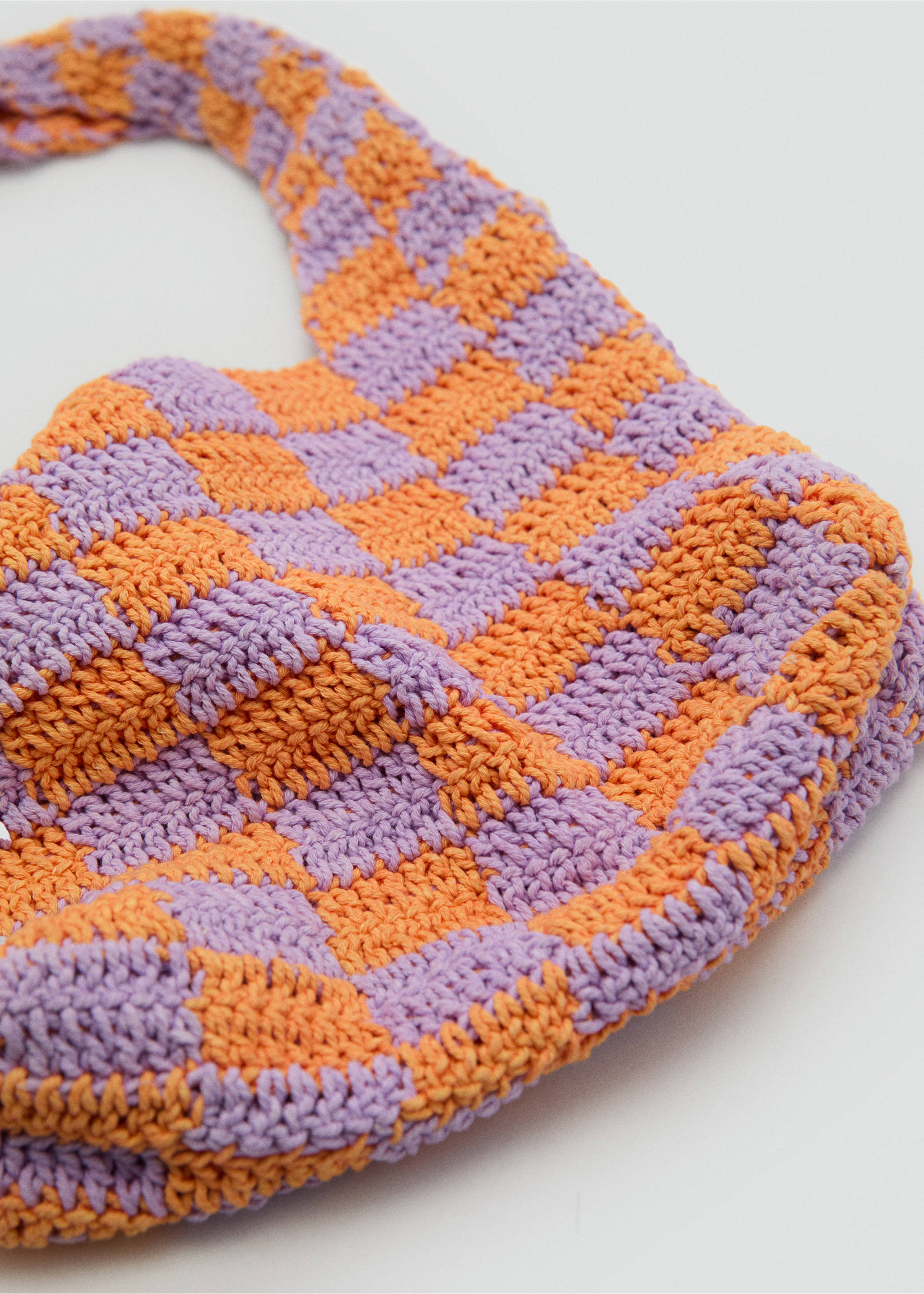 Handtasche im Häkel-Style - Detail des Artikels 1, Orange. Ref: 87097180-00.