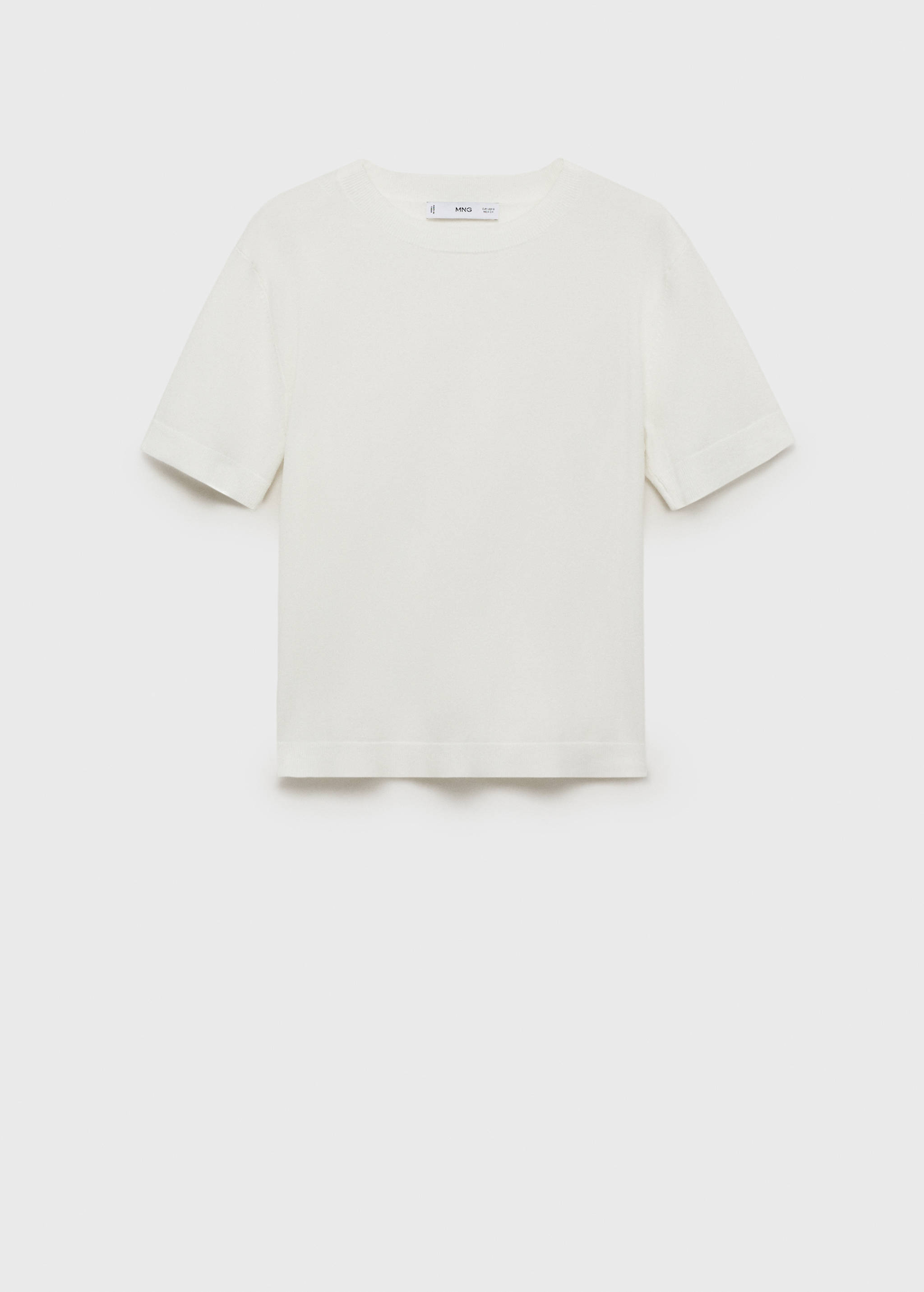 Kurzärmliger Feinstrickpullover - Artikel ohne Model