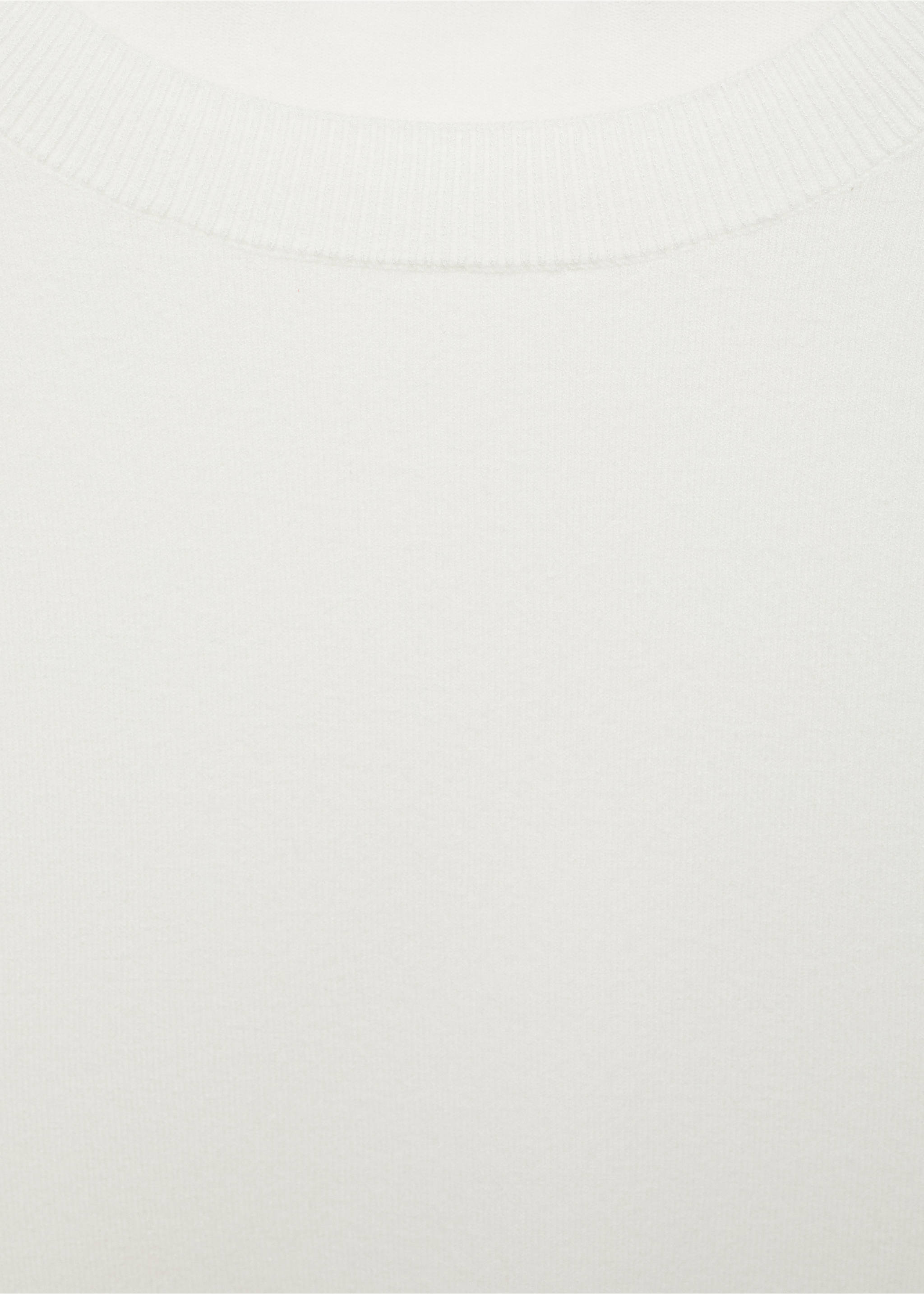 Pull-over maille fine manches courtes - Détail de l'article 8, Blanc. Ref: 87097181-00.