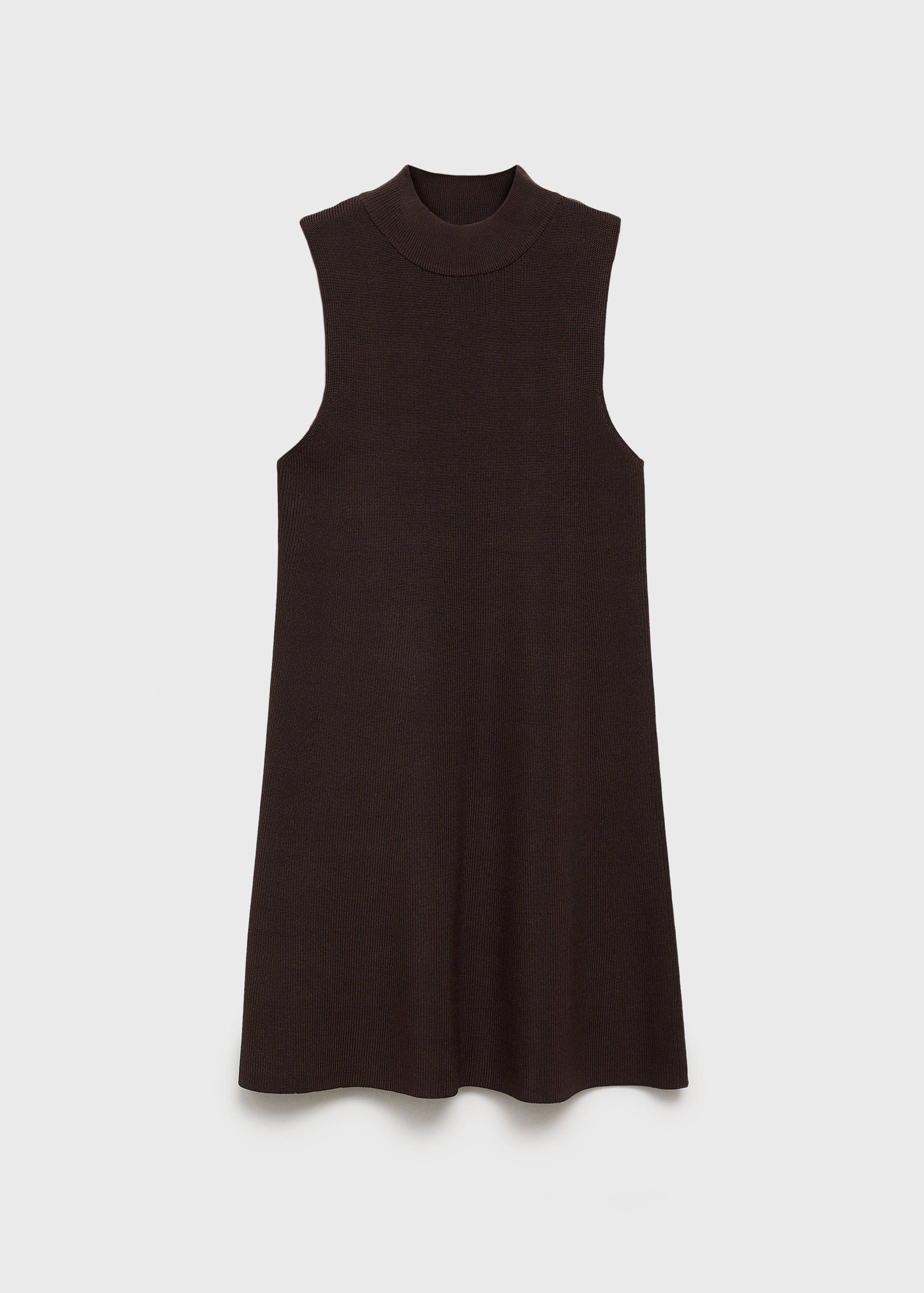 Perkins-neck knitted dress - Article without model
