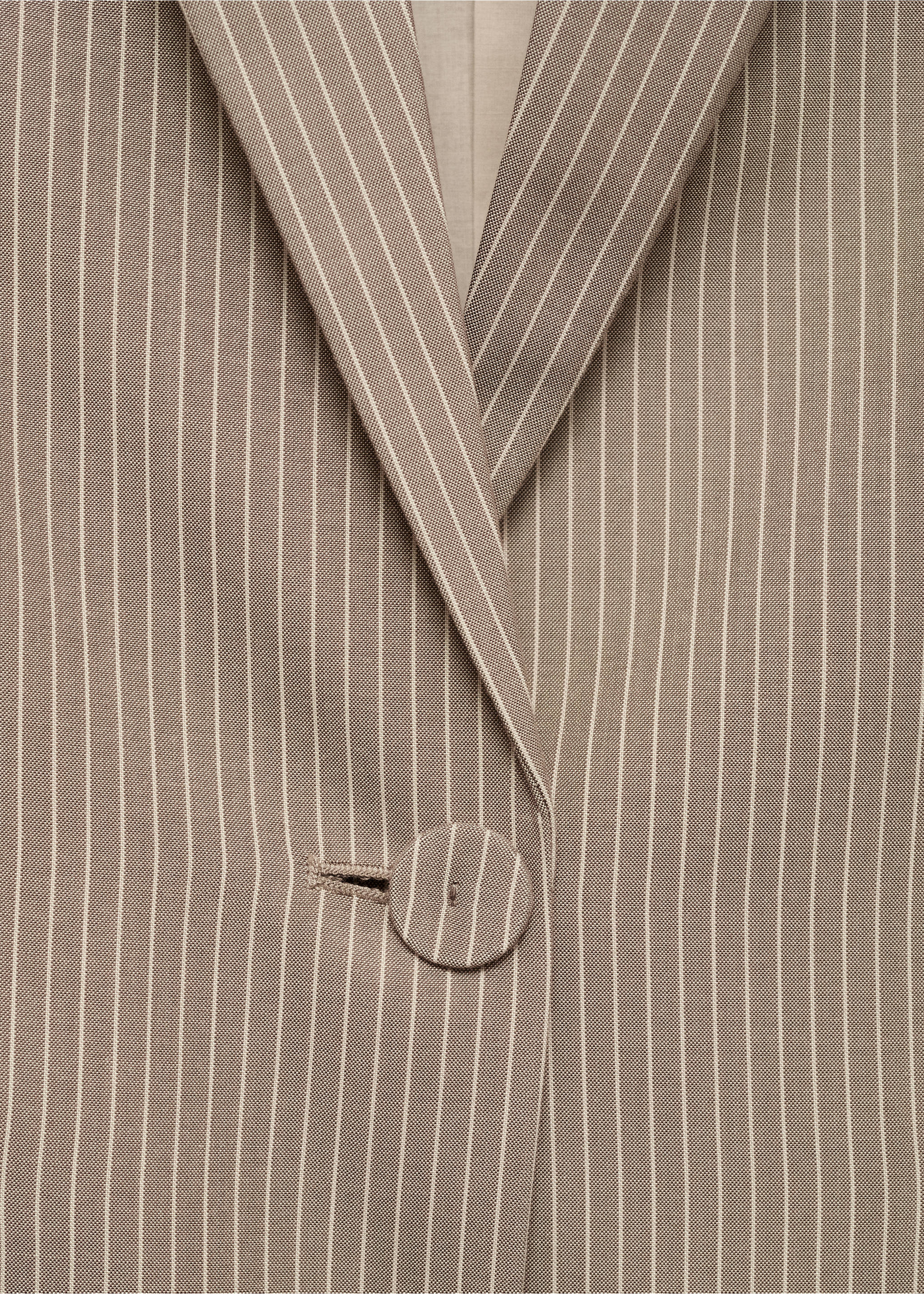 Lyocell suit blazer - Details of the article 8, Medium Brown. Ref: 87097186-00.