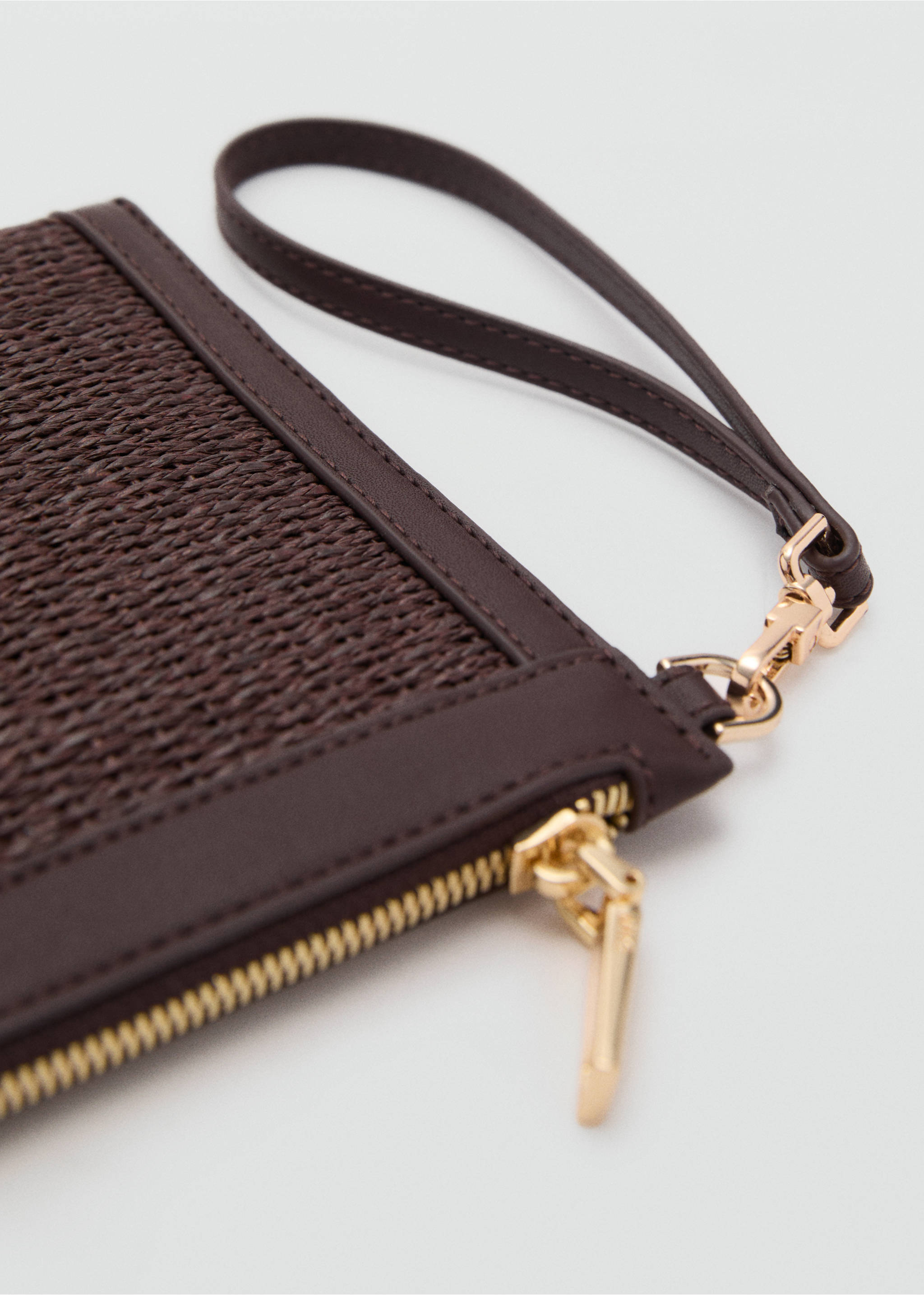 Pochette fibres naturelles - Détail de l'article 2, Chocolat. Ref: 87097679-00.