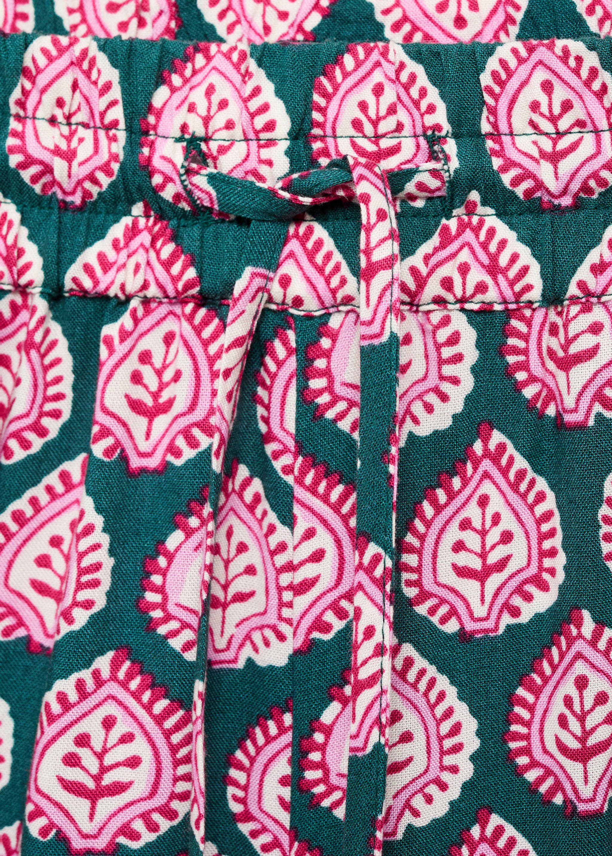 Bedrukte rechte broek - Detail van het artikel 8