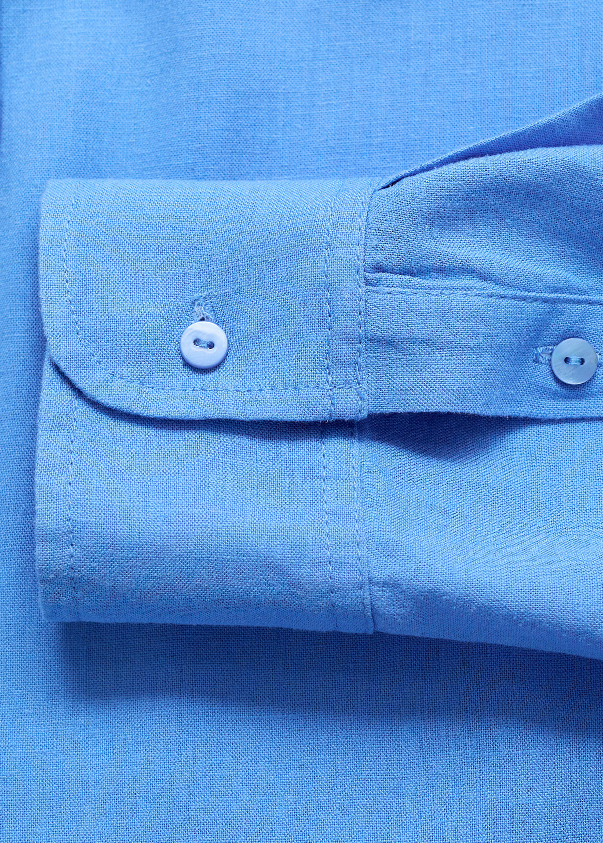 Regular-fit linen shirt - Details of the article 0