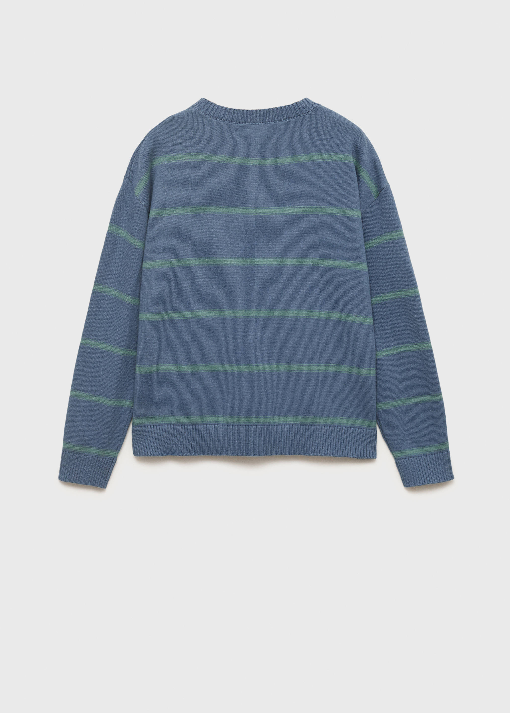 Striped cotton-blend sweater - Reverse of the article