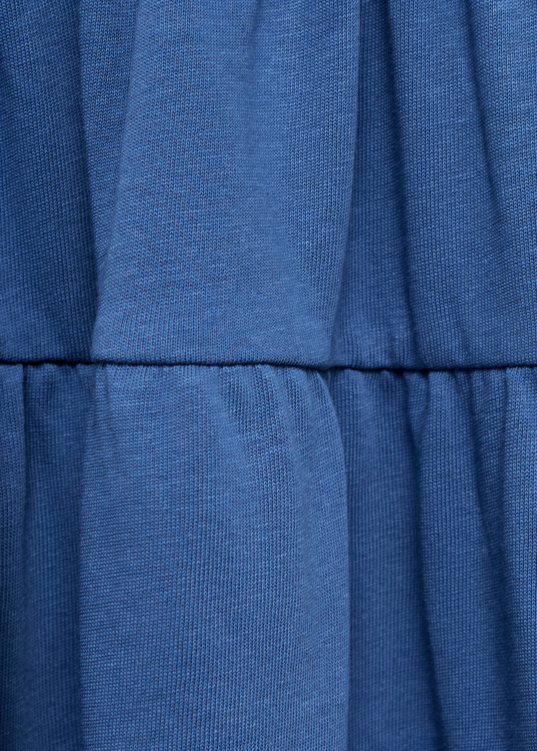 Baumwollkleid mit gesmokten Details - Detail des Artikels 0
