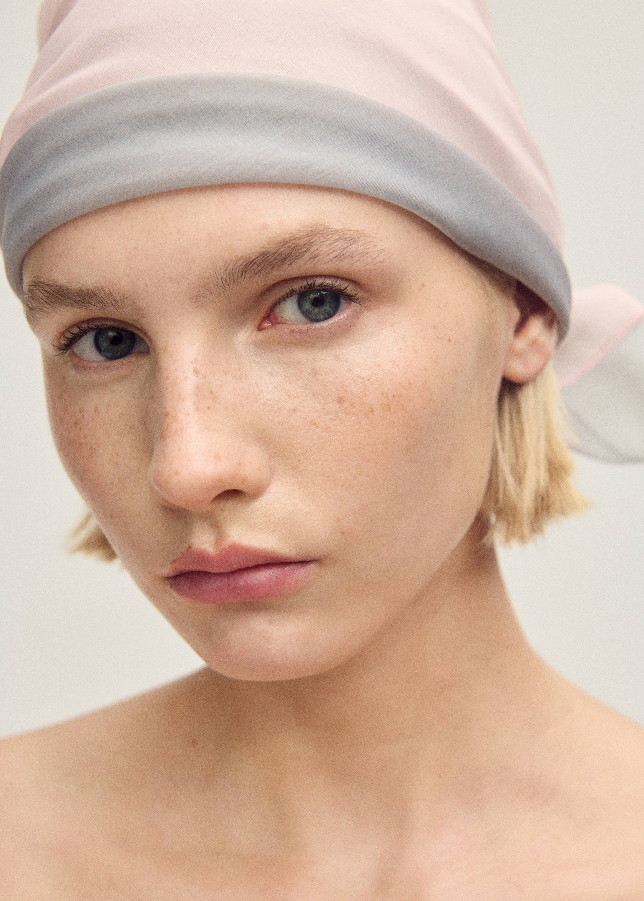 Plain chiffon scarf - Details of the article 9