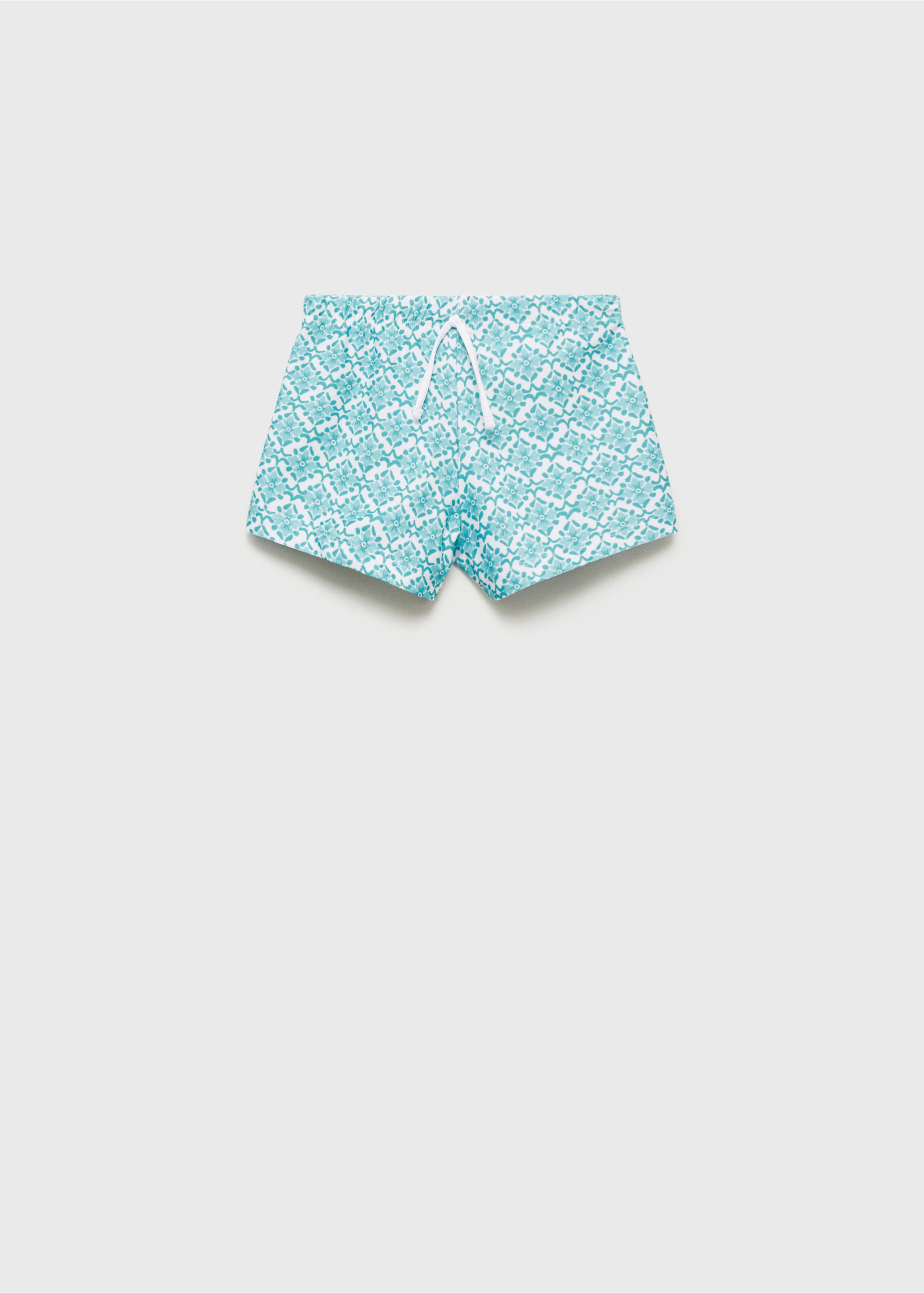 Floral print swimsuit - Article without model, Green. Ref: 87097714-00.