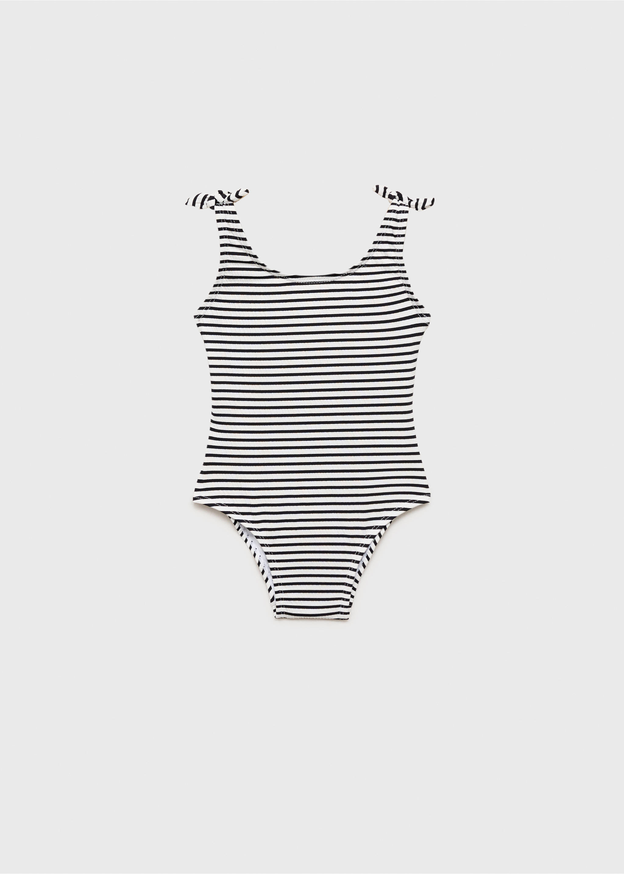 Striped swimsuit - Article without model, Black. Ref: 87097888-00.