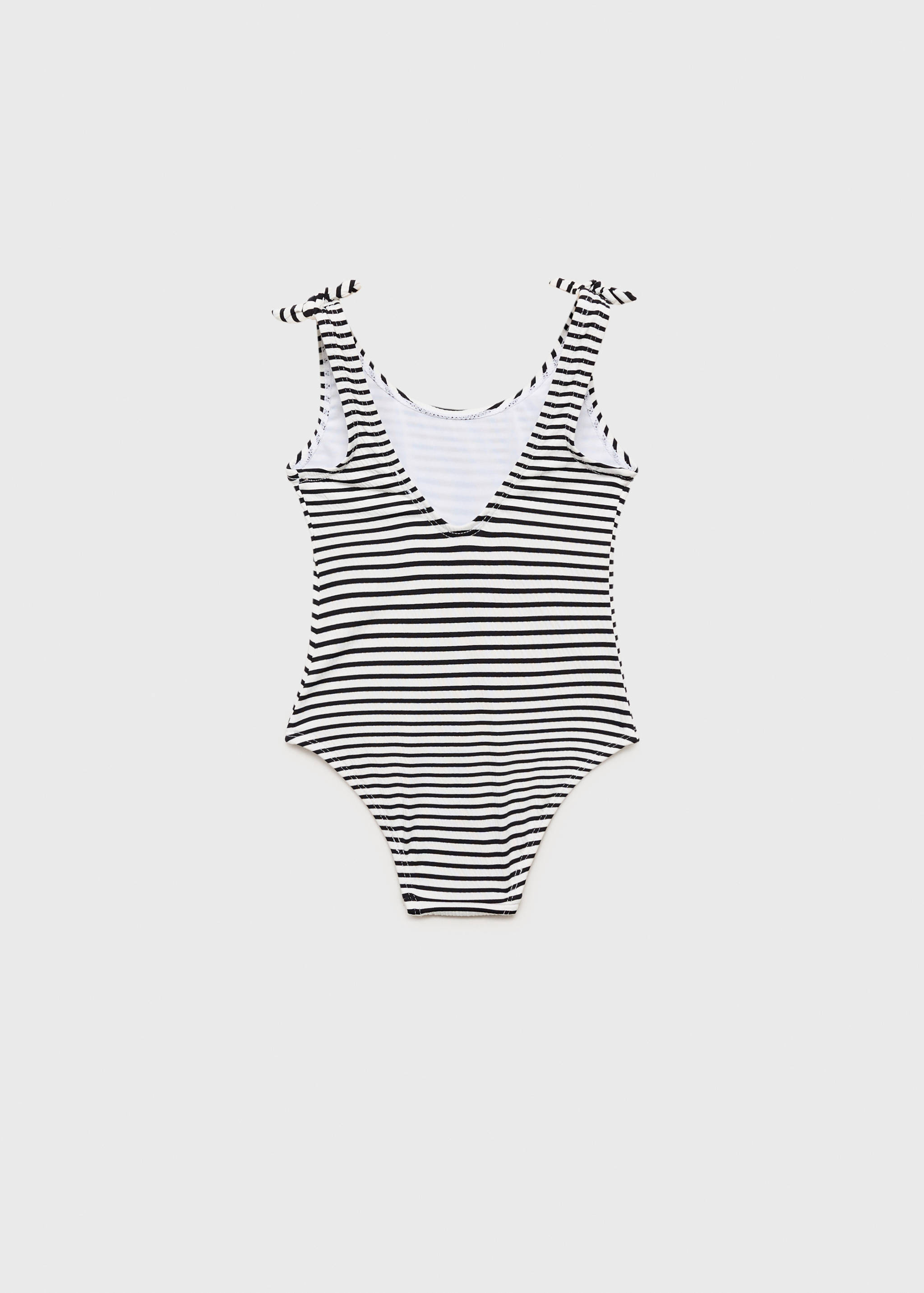 Striped swimsuit - Reverse of the article