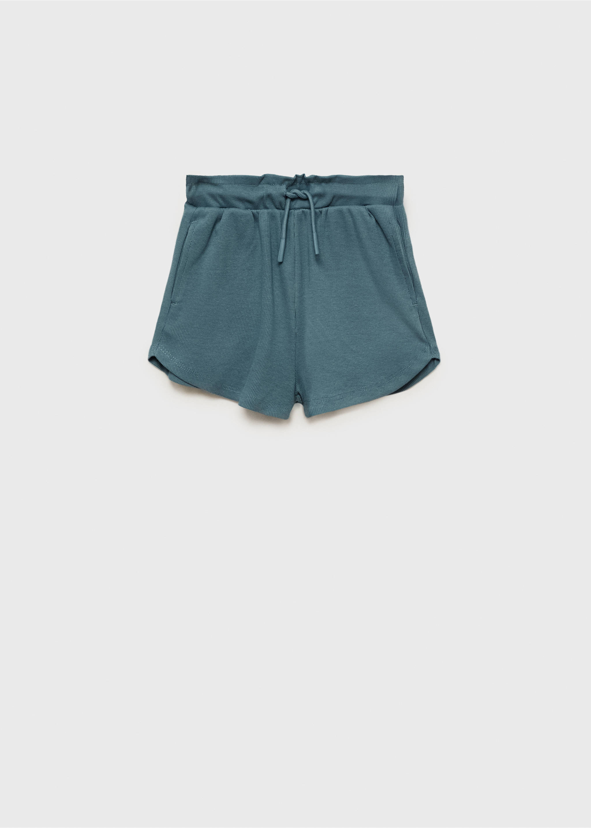 Short taille élastique - Article sans modèle, Bleu pétrole. Ref: 87097889-00.
