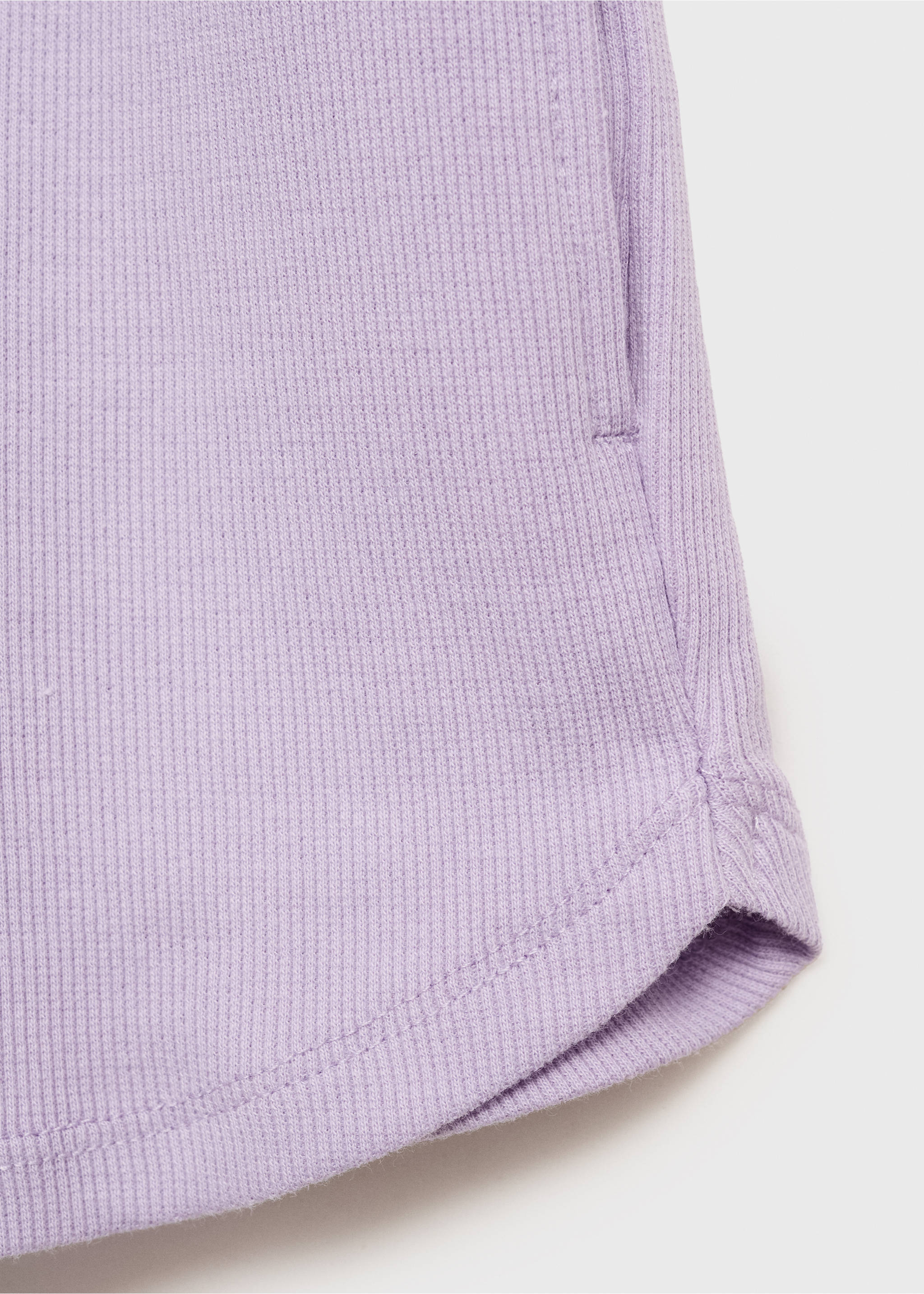 Shorts met elastische tailleband - Detail van het artikel 0, Licht/Pastelpaars. Ref: 87097889-00.