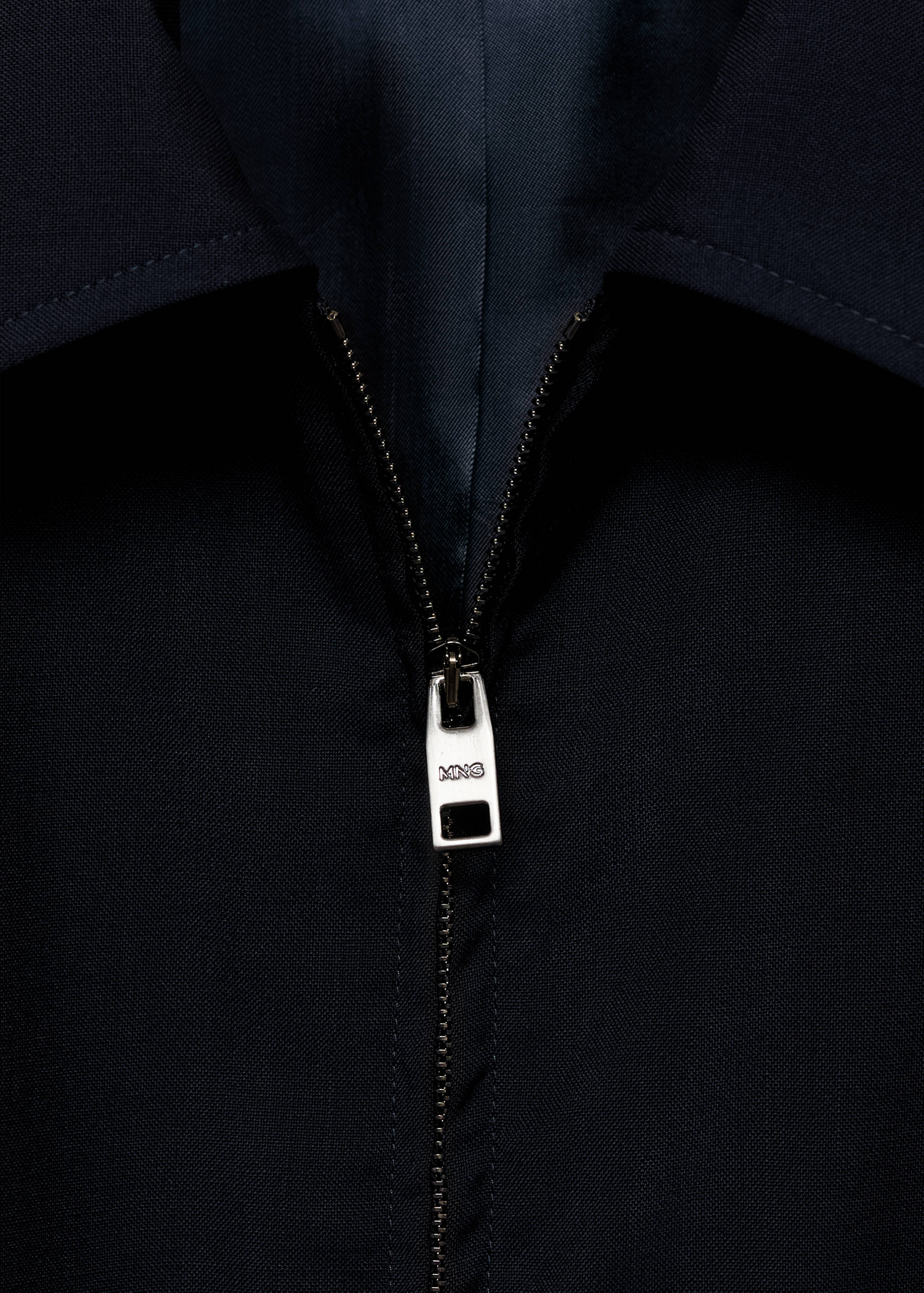 Cold wool jacket with shirt collar - Details of the article 8