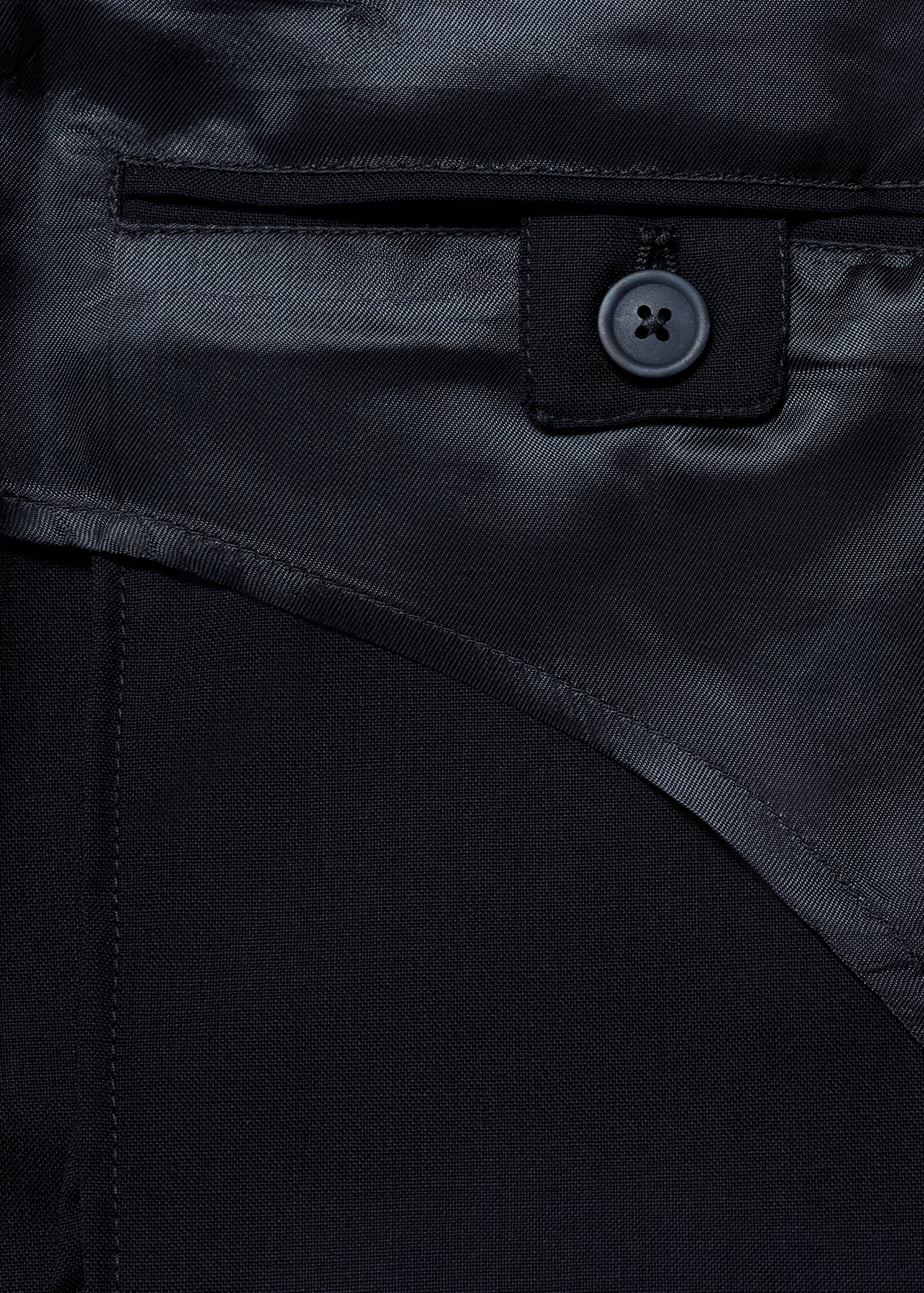 Cold wool jacket with shirt collar - Details of the article 0