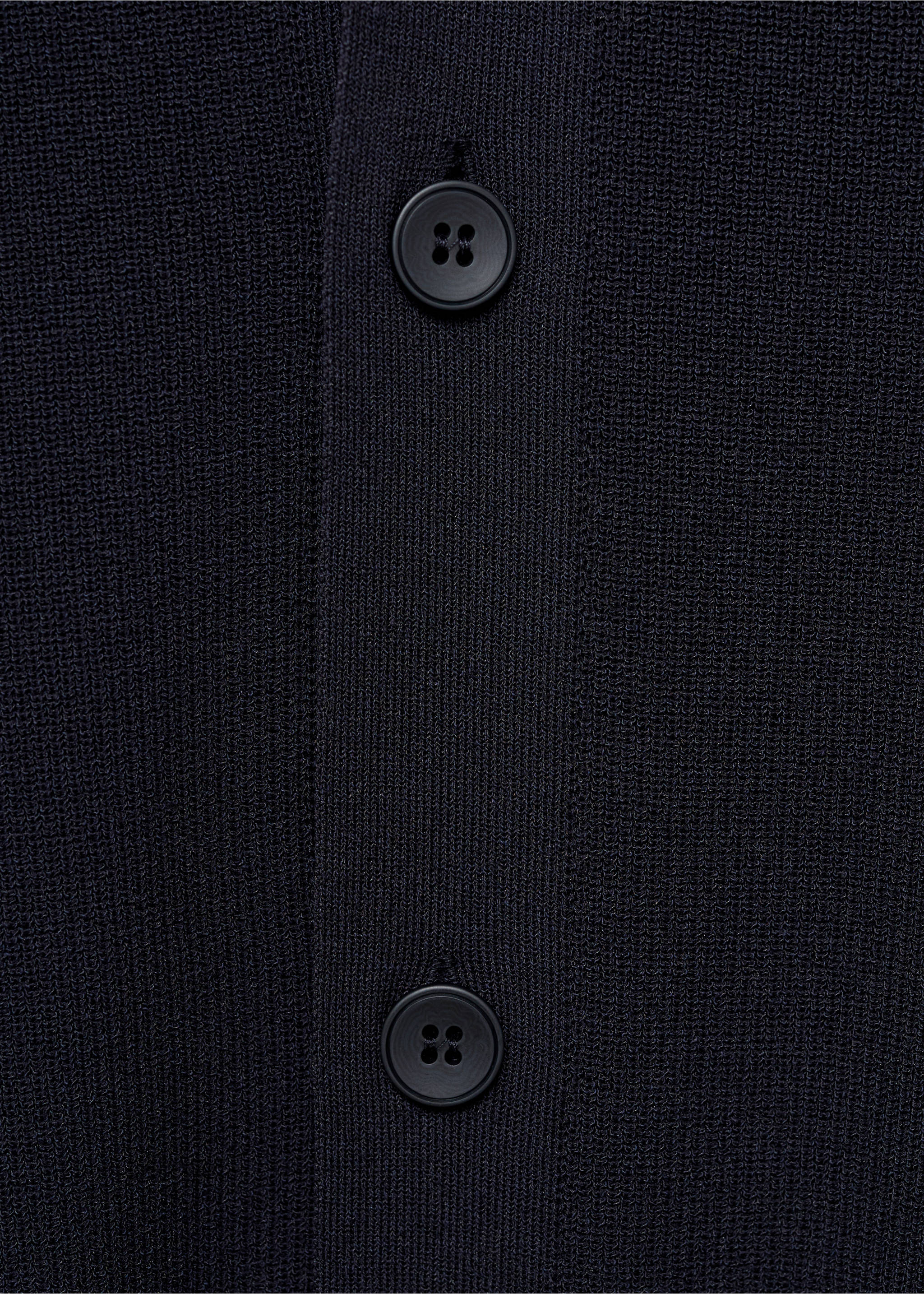 Feinstrick-Hemd - Detail des Artikels 0, Dunkles Marineblau. Ref: 87097896-00.