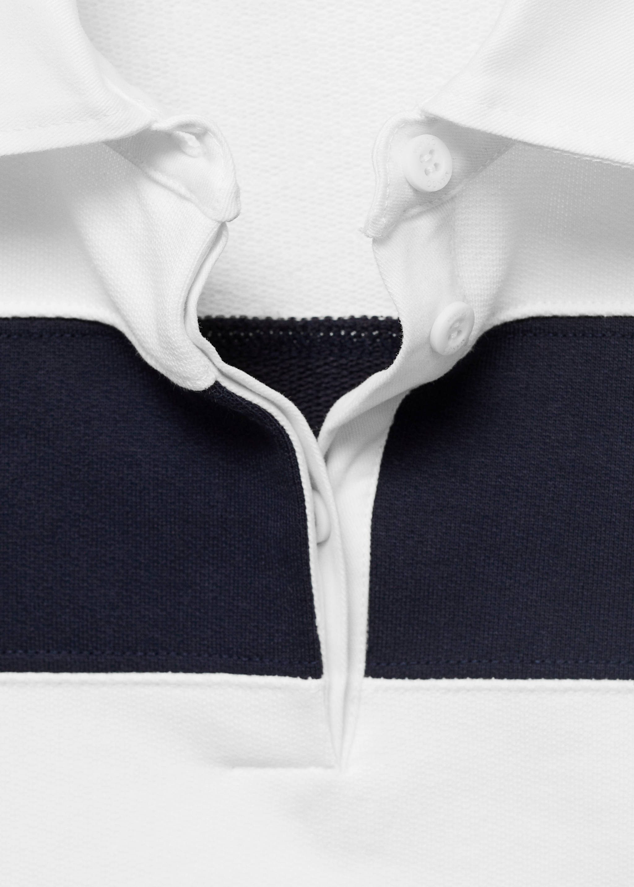 Polokošile s proužky a výšivkou nápisu - Detail zboží 8