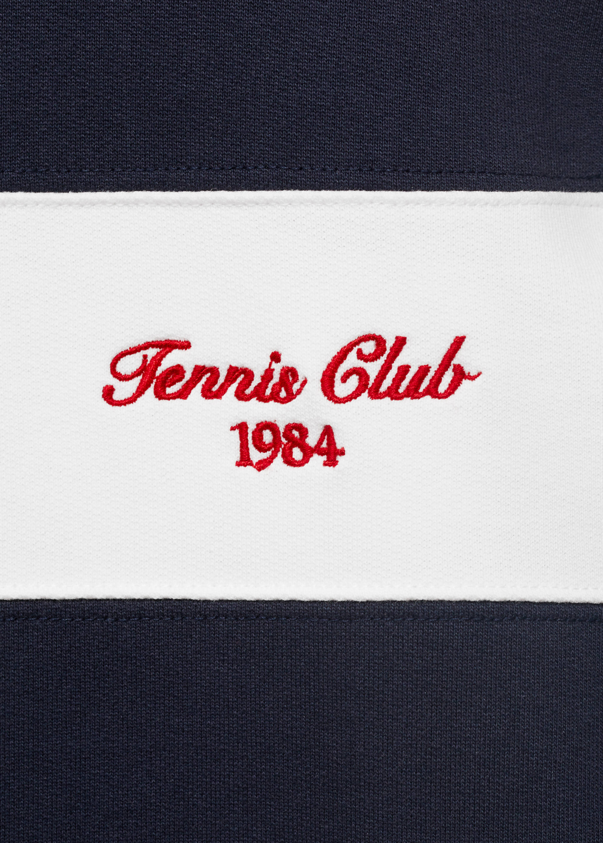 Polokošile s proužky a výšivkou nápisu - Detail zboží 0