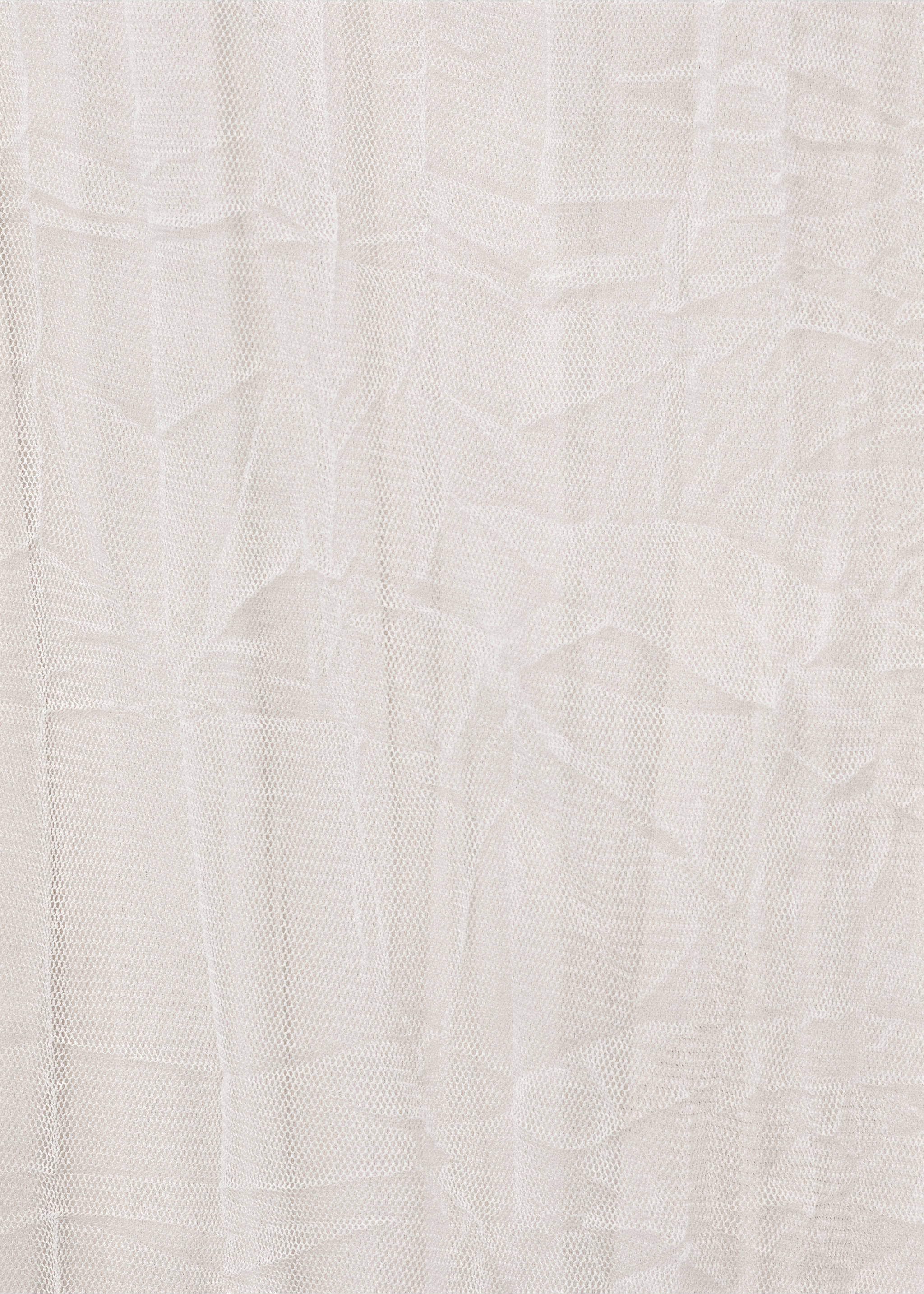 Falda recta tul - Detalle del artículo 0, Blanco roto. Ref: 87097905-00.