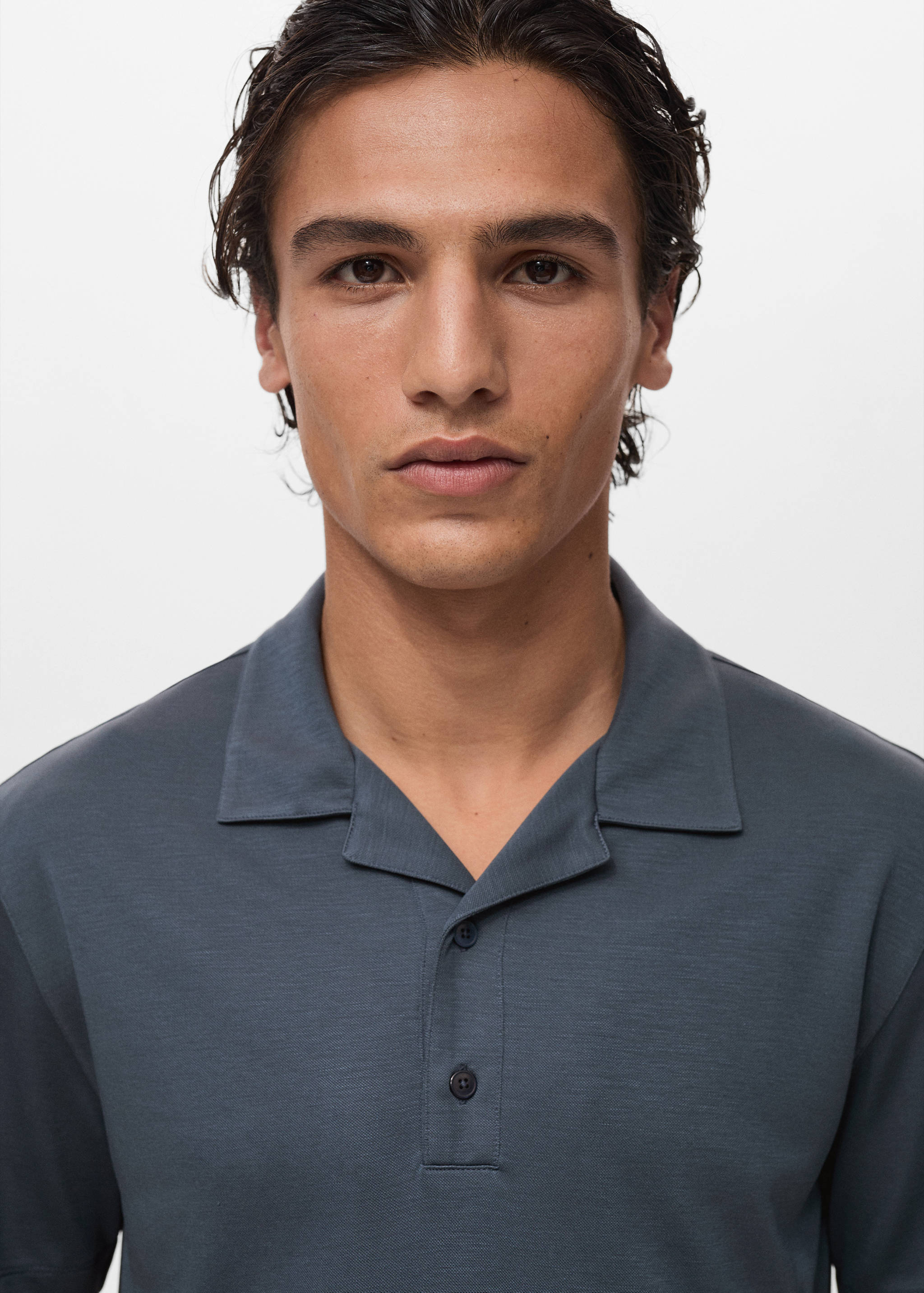 Polo coll bowling lyocell - Detall de l'article 1