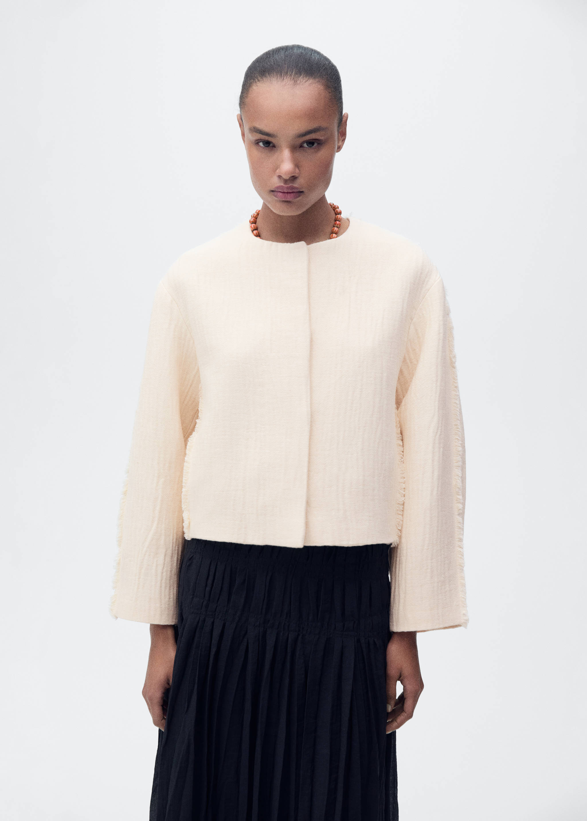 Oversized cotton jacket - Medium plane