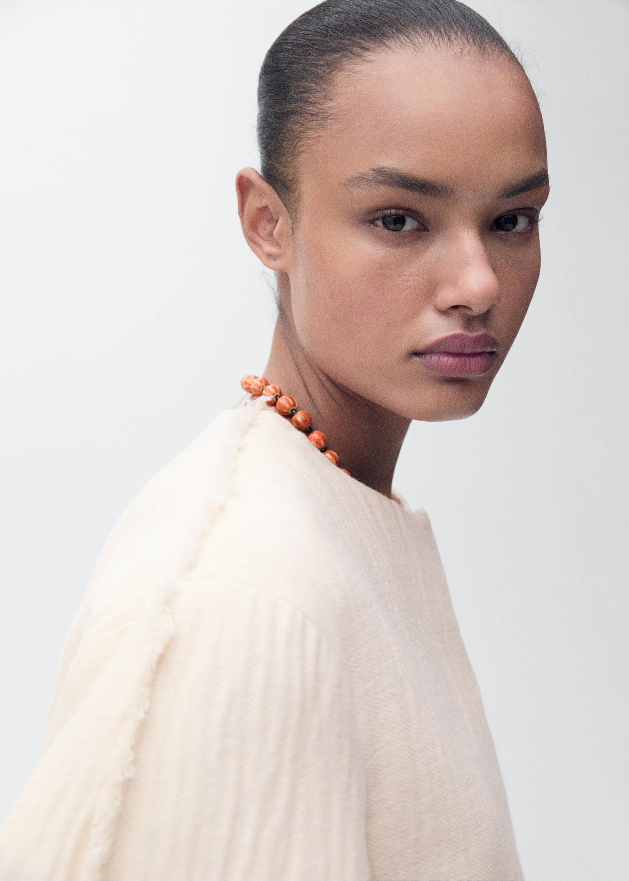 Giacca oversize cotone - Dettaglio dell'articolo 2, Sabbia. Ref: 87097908-00.