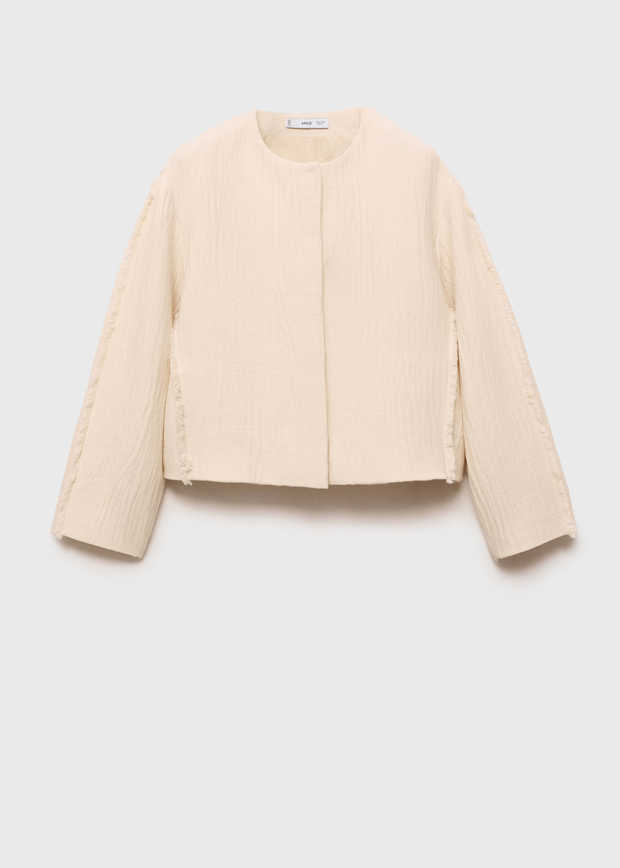 Oversized cotton jacket - Article without model