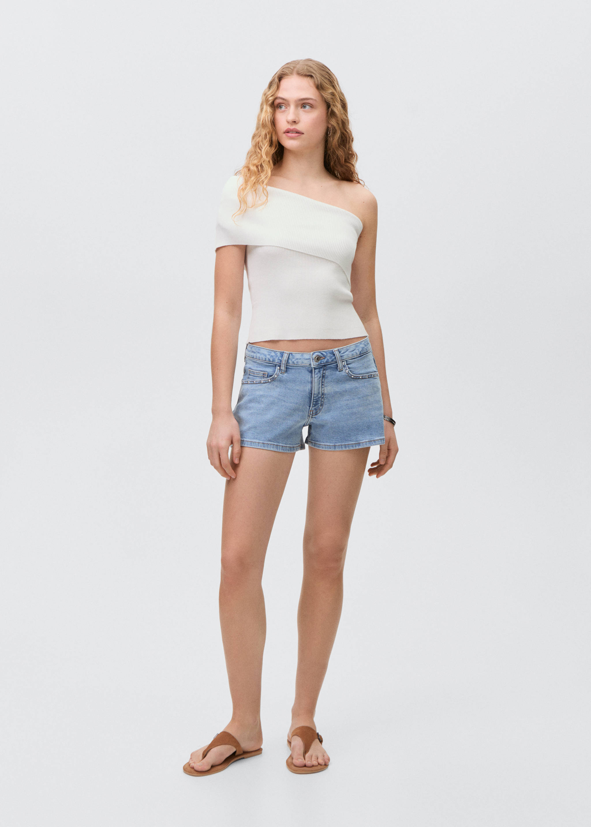 Asymmetrisches Top, schulterfrei - Allgemeine Ansicht