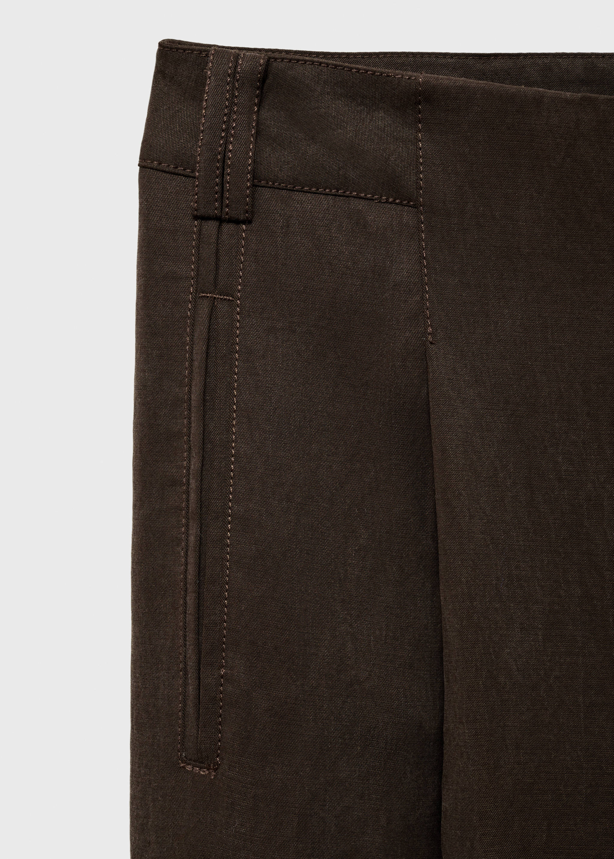 Pantalón lyocell recto pinzas - Detalle del artículo 8